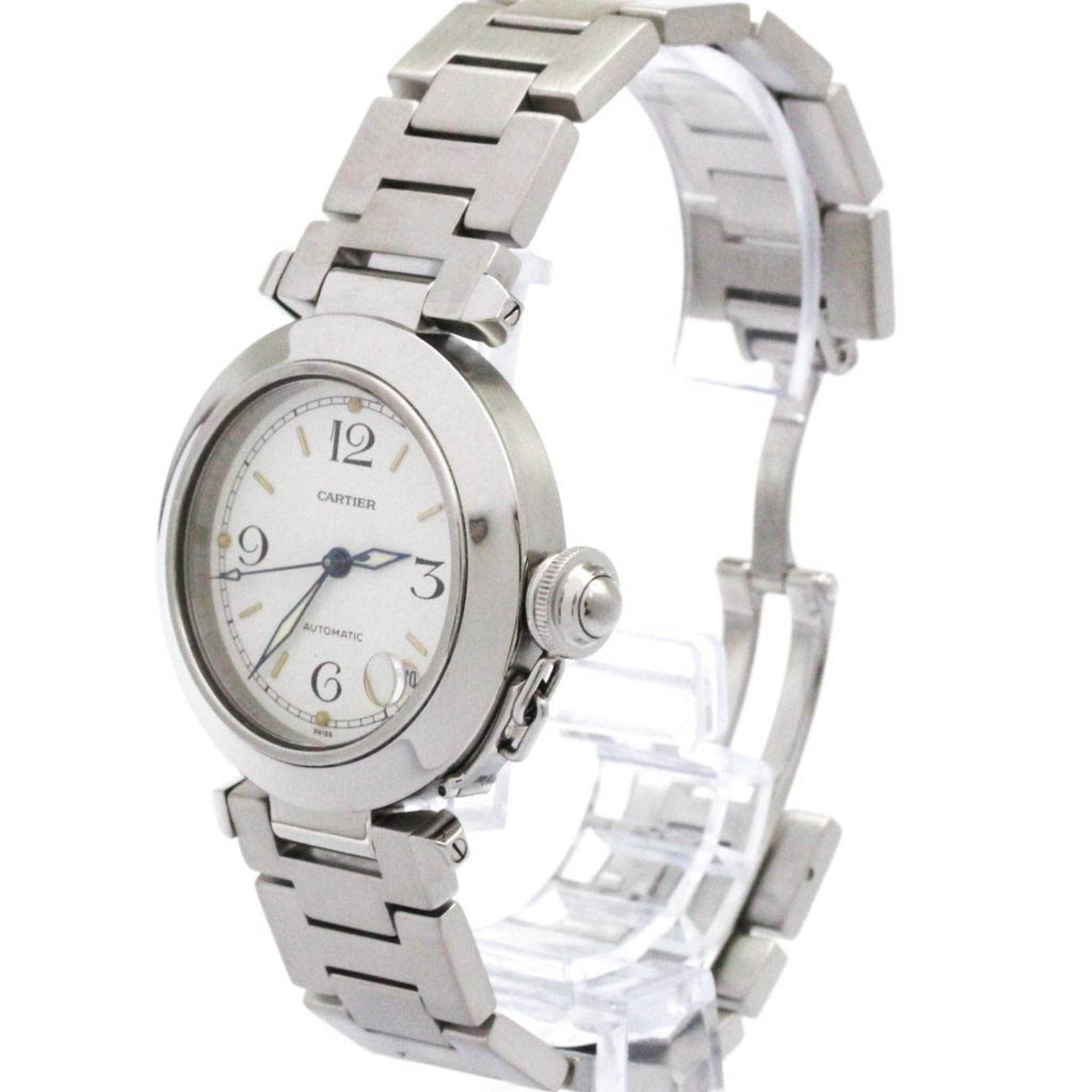 CARTIER Pasha C Steel Automatic Watch Polished