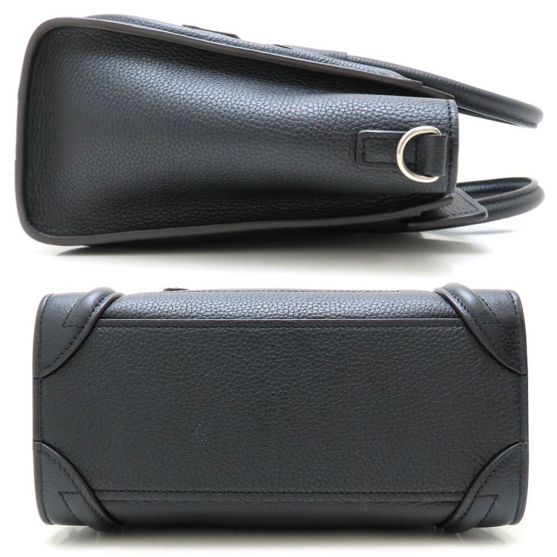 CELINE Luggage Nano Shopper Handbag Leather