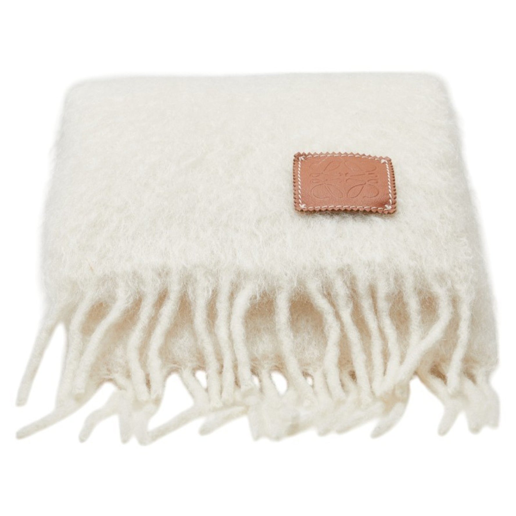 LOEWE Anagram Scarf in Wool and Mohair
