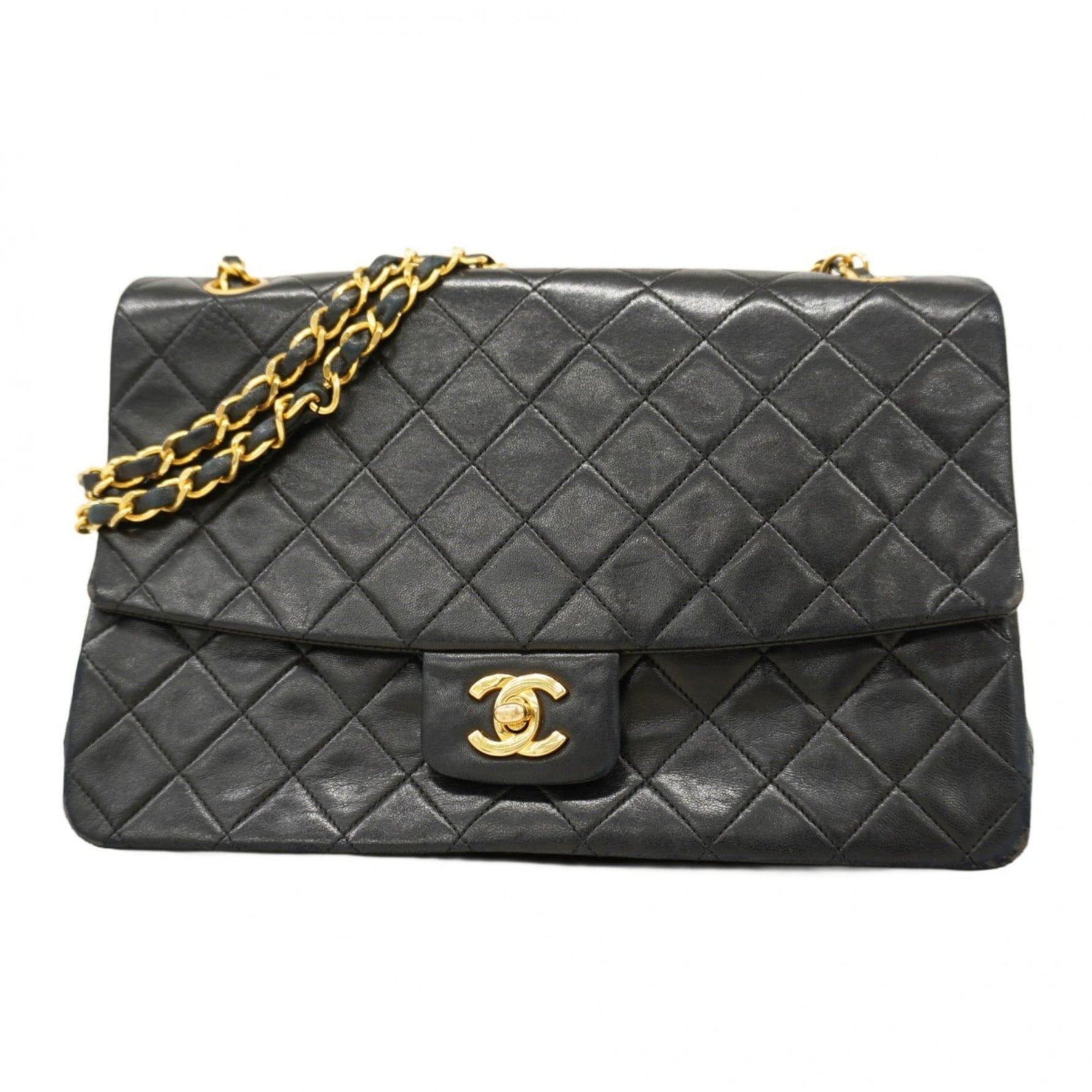 Chanel Shoulder Bag W Chain Lambskin