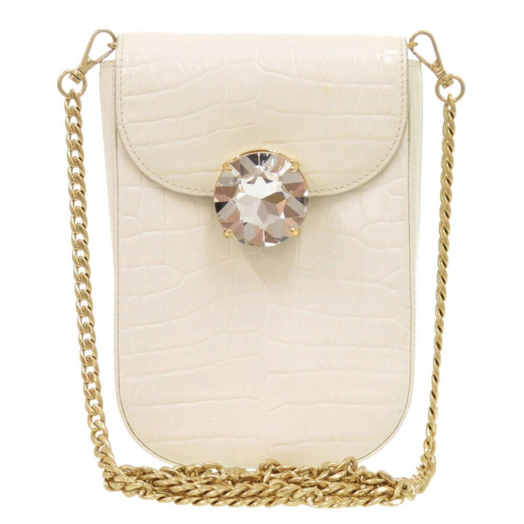 Miu Miu Miu Chain Shoulder Bag in Leather