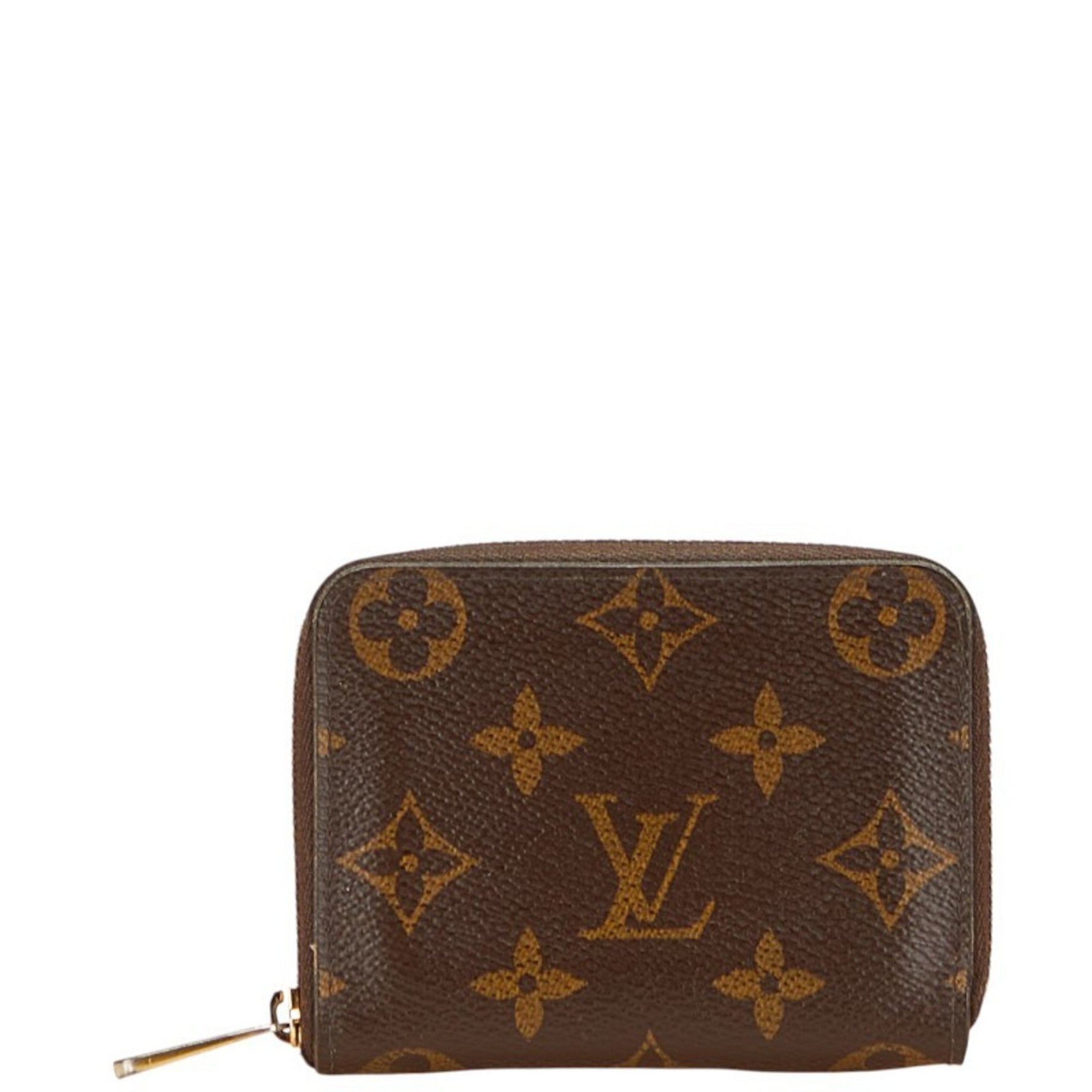 Louis Vuitton Monogram Zippy Coin Purse Leather LOUIS VUITTON