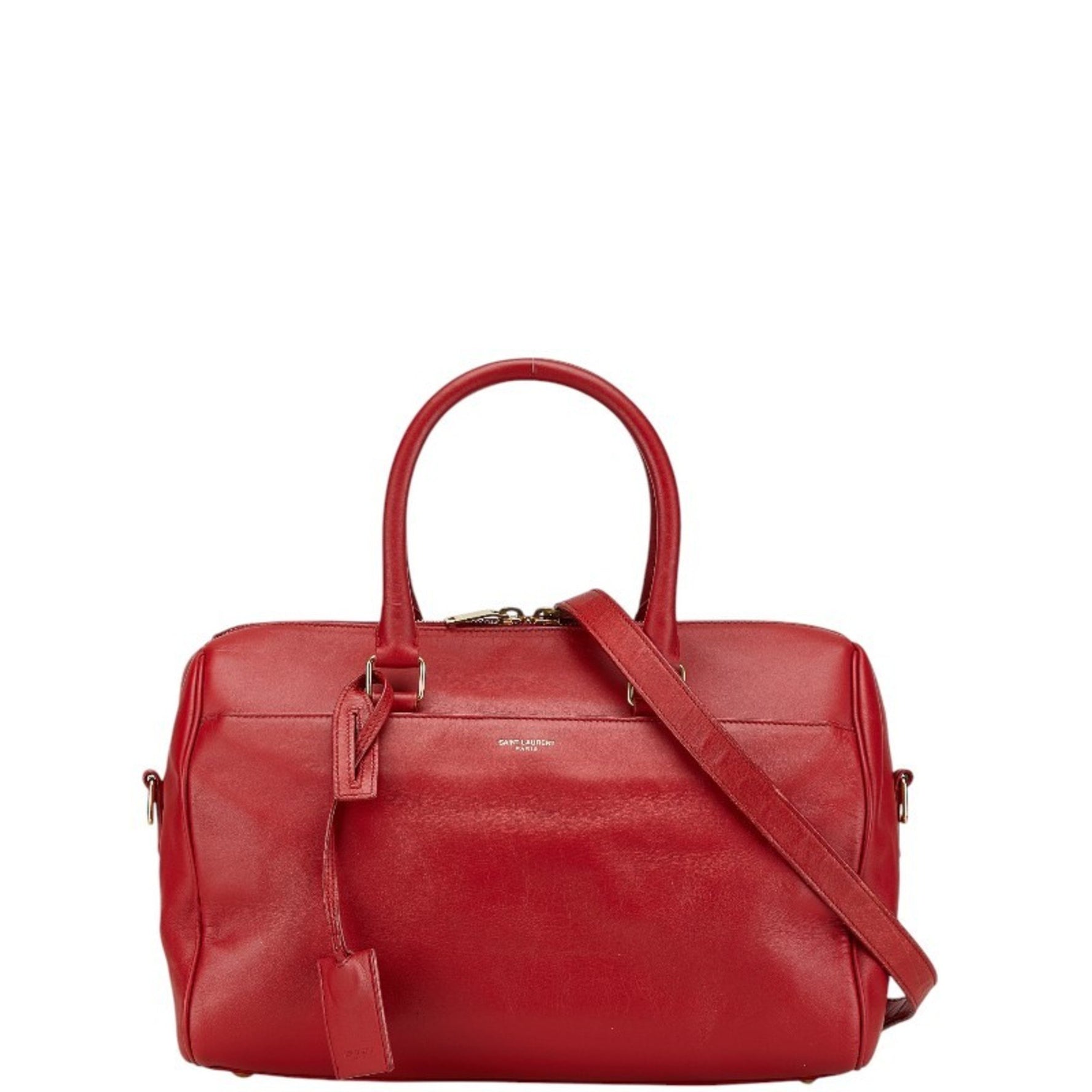 Saint Laurent handbag shoulder bag red leather women's SAINT LAURENT