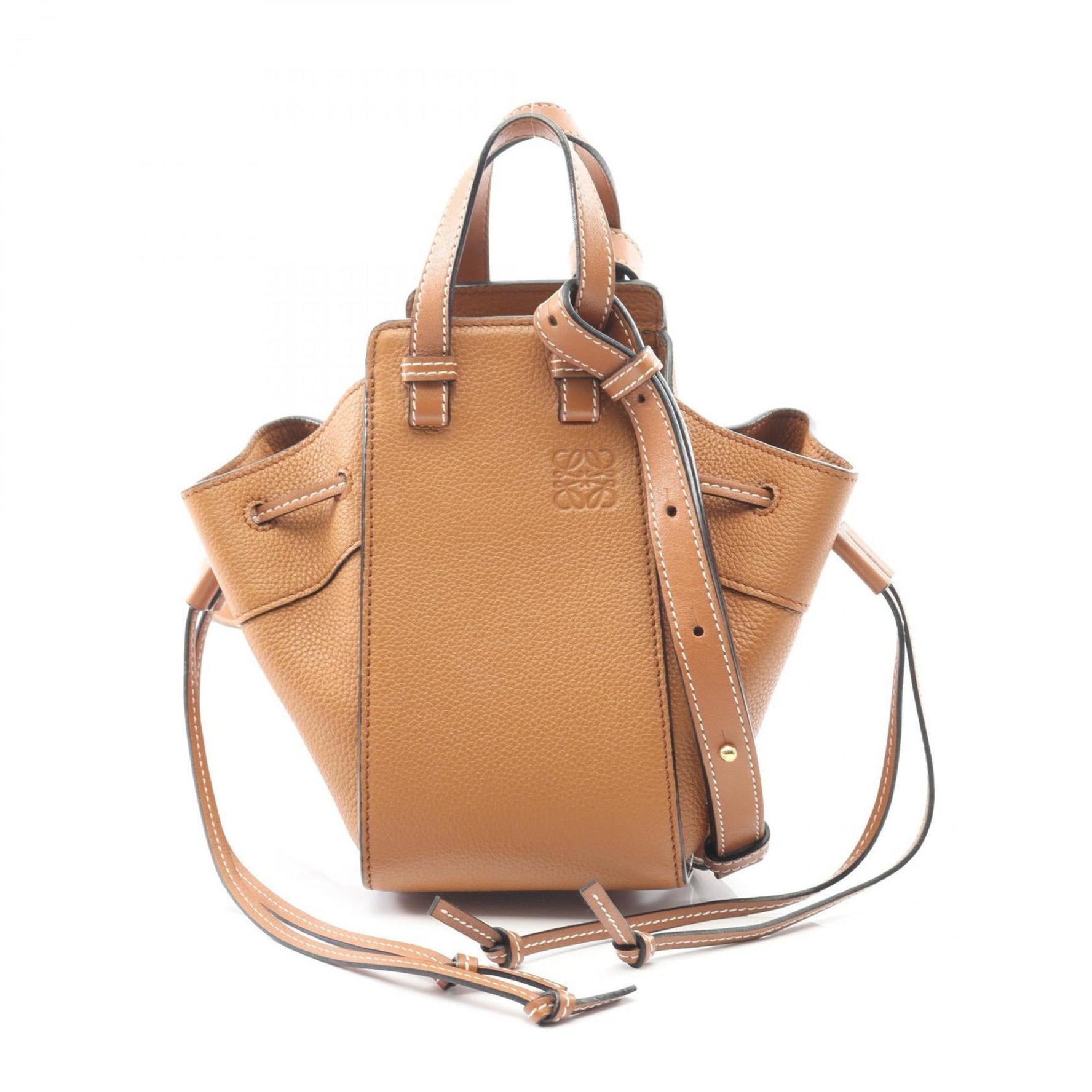 LOEWE Hammock Drawstring Bag, Mini Handbag, Leather