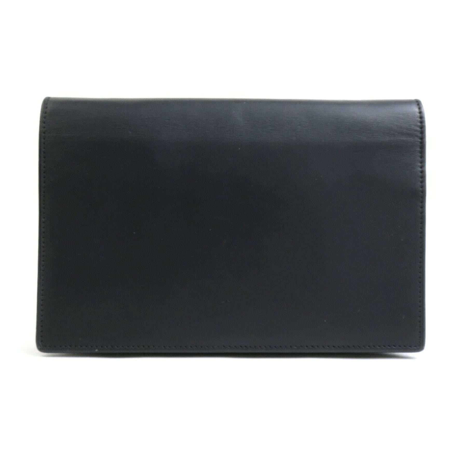 Saint Laurent SAINT LAURENT Chain Wallet Leather Black x Multicolor Women's a0548