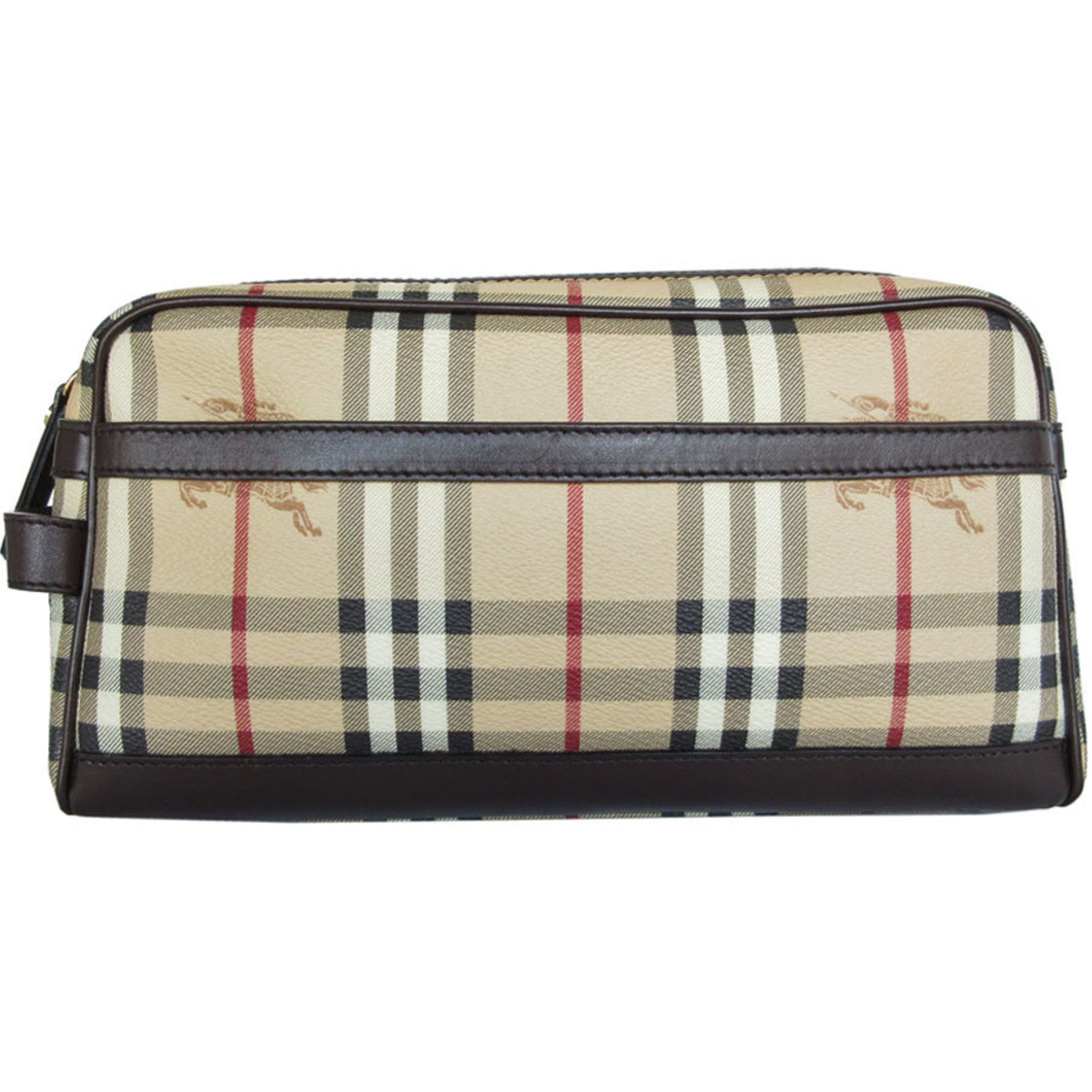 Burberry clutch bag, Nova check, leather, beige, multicolor, for men and women, s0578j