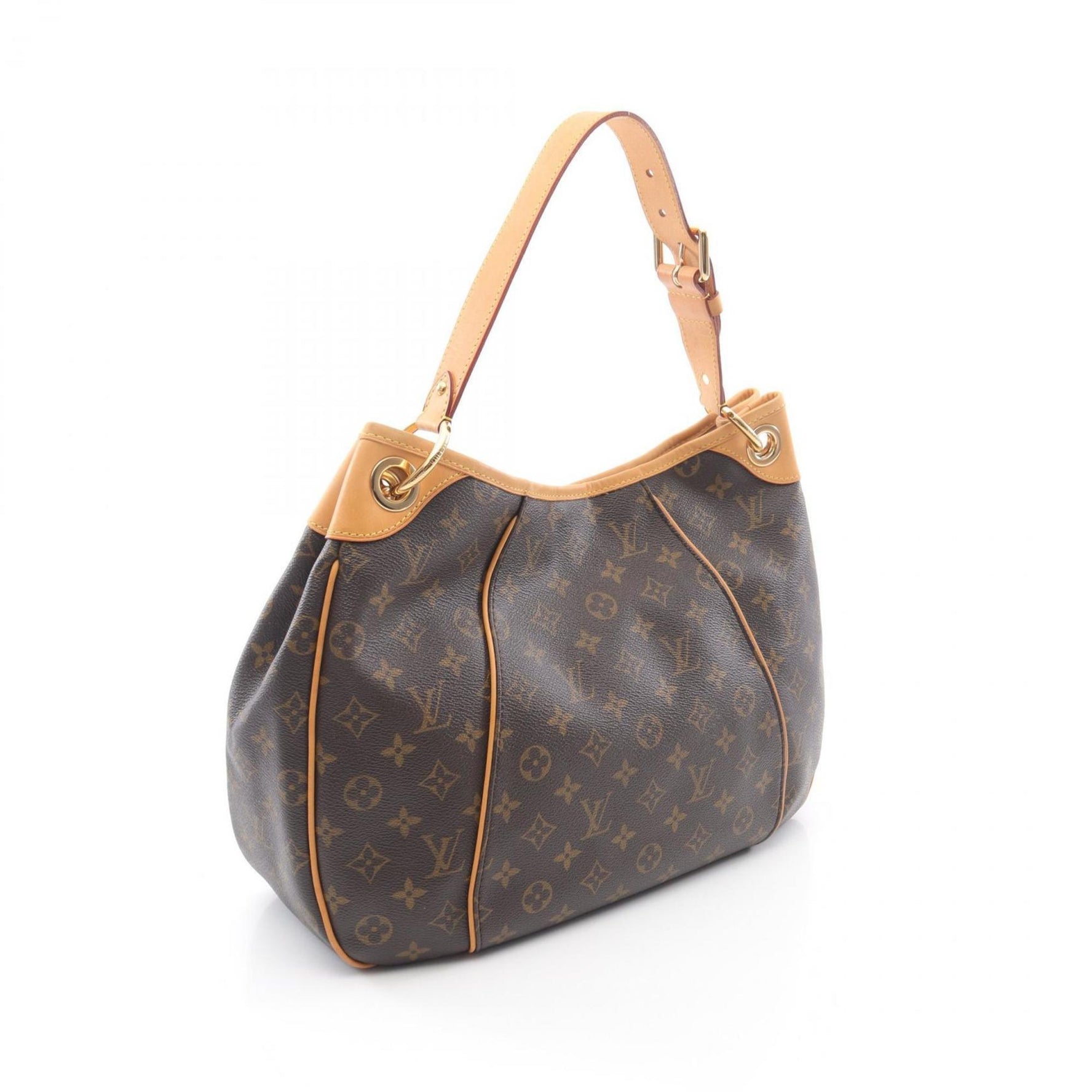 Louis Vuitton Galliera PM Shoulder Bag, Coated Canvas and Leather, Monogram, Brown