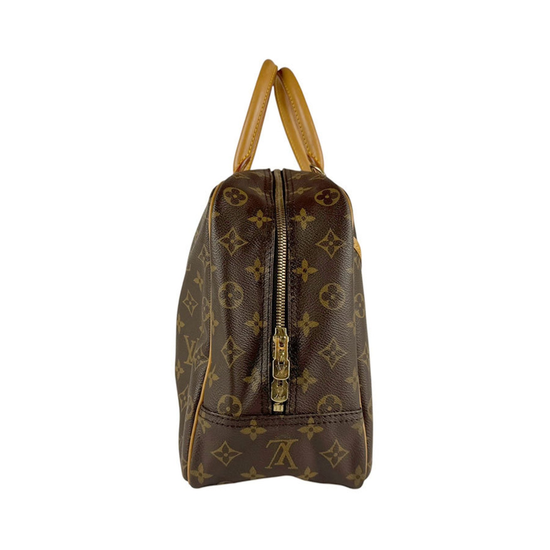Louis Vuitton Monogram Deauville Handbag in Brown Canvas, Men's and Women's, M47270 z6502