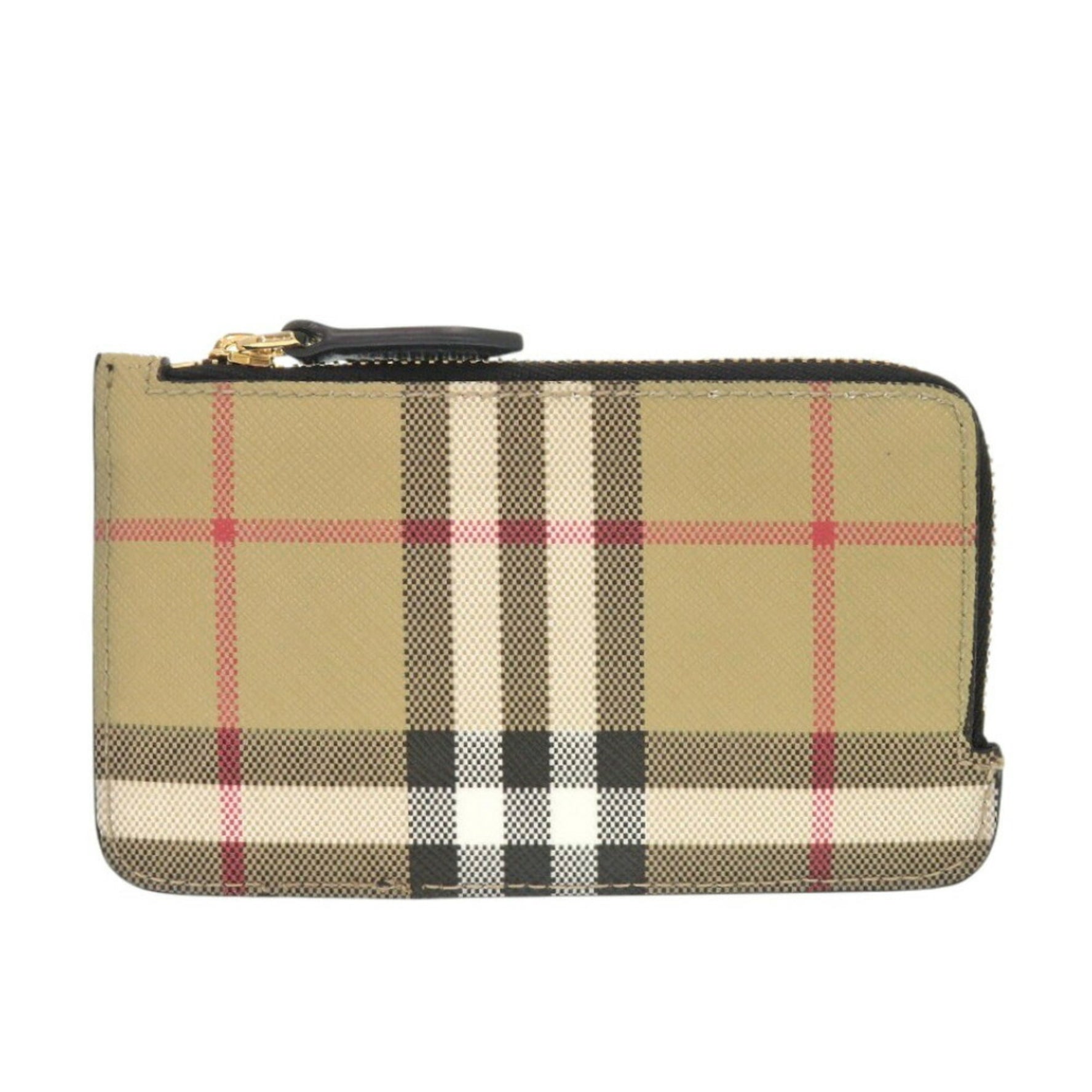 Burberry Fragment Case Nova Check Archive Beige PVC/Leather Black Card 1212BURBERRY