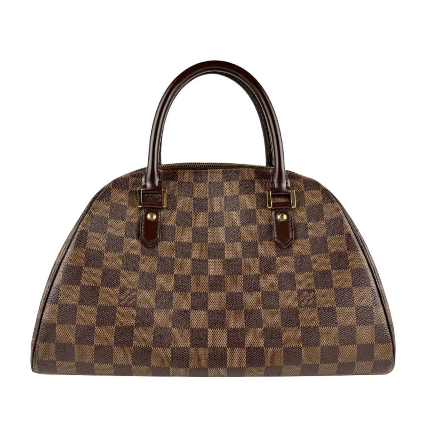 Louis Vuitton Damier Rivera MM Handbag in Canvas and Ebene, Women's, N41434 z6491