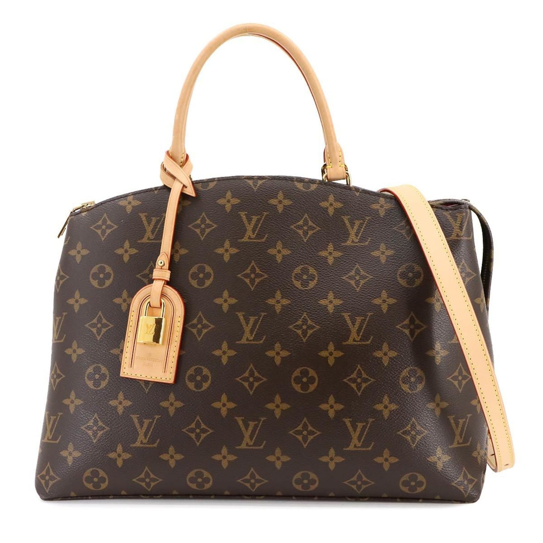 Louis Vuitton Monogram Grand Palais MM Hand/Shoulder Bag, Brown, RFID