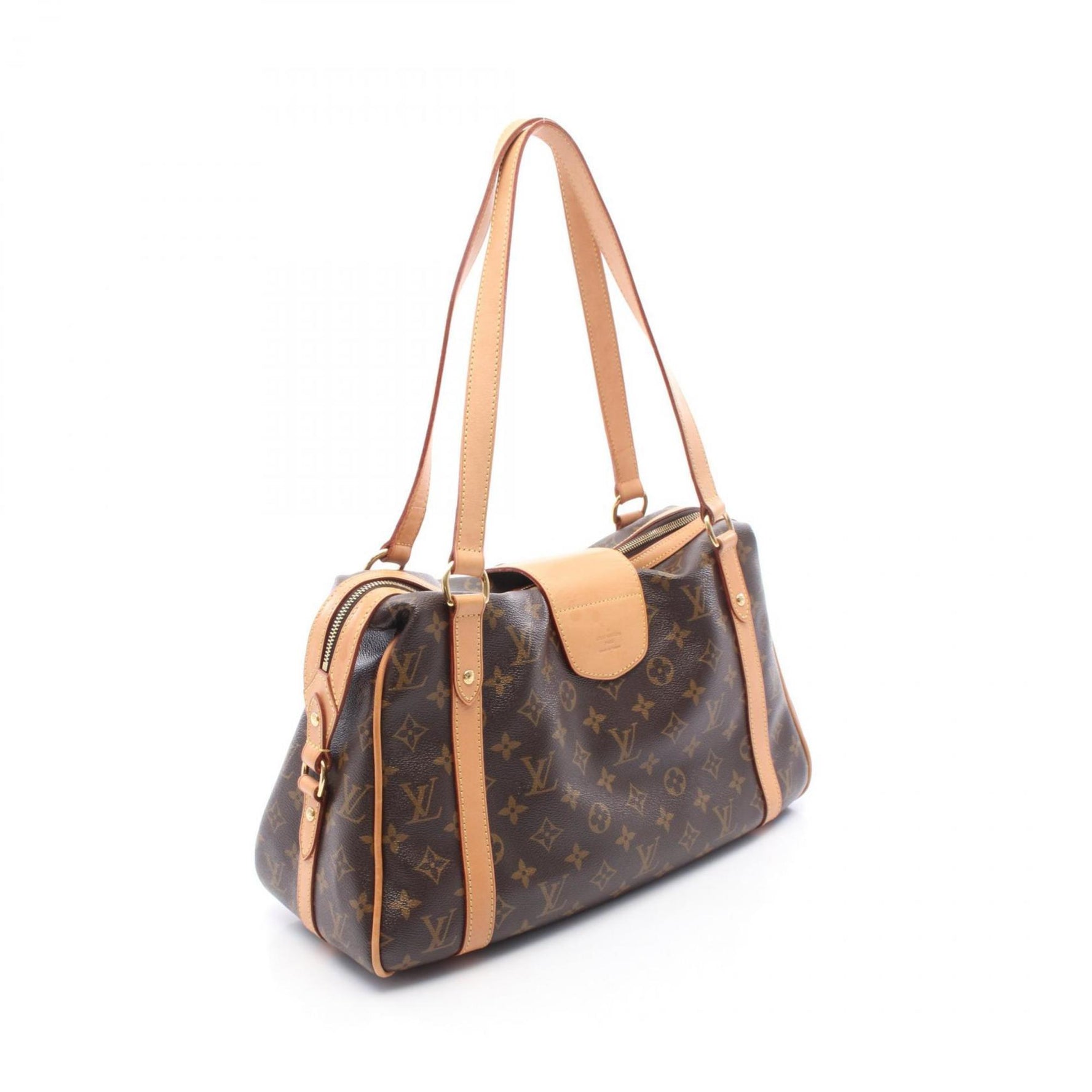 Louis Vuitton Stresa PM Shoulder Bag, Coated Canvas and Leather, Monogram