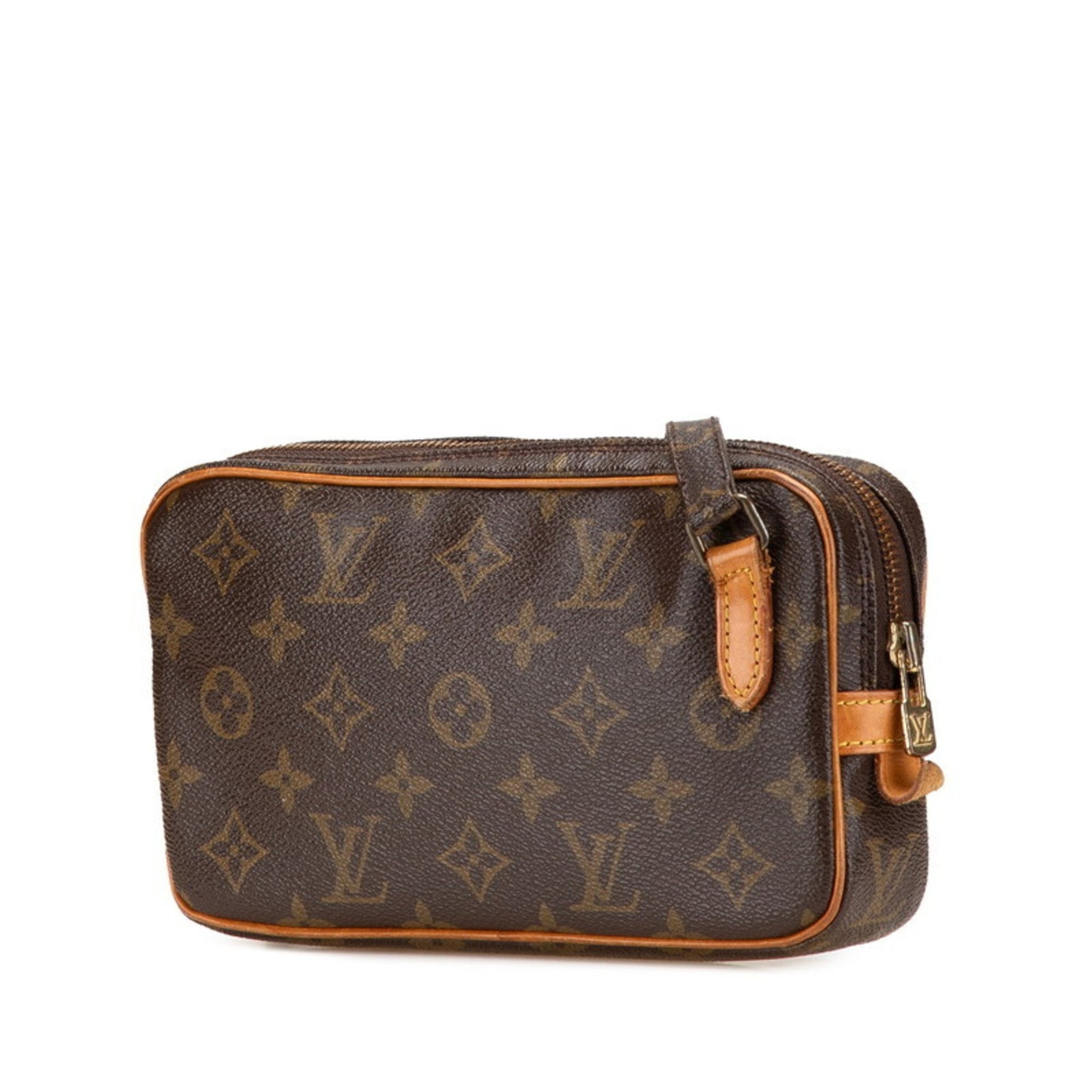 Louis Vuitton Monogram Pochette Marly Bandouliere Crossbody Shoulder Bag Leather LOUIS VUITTON