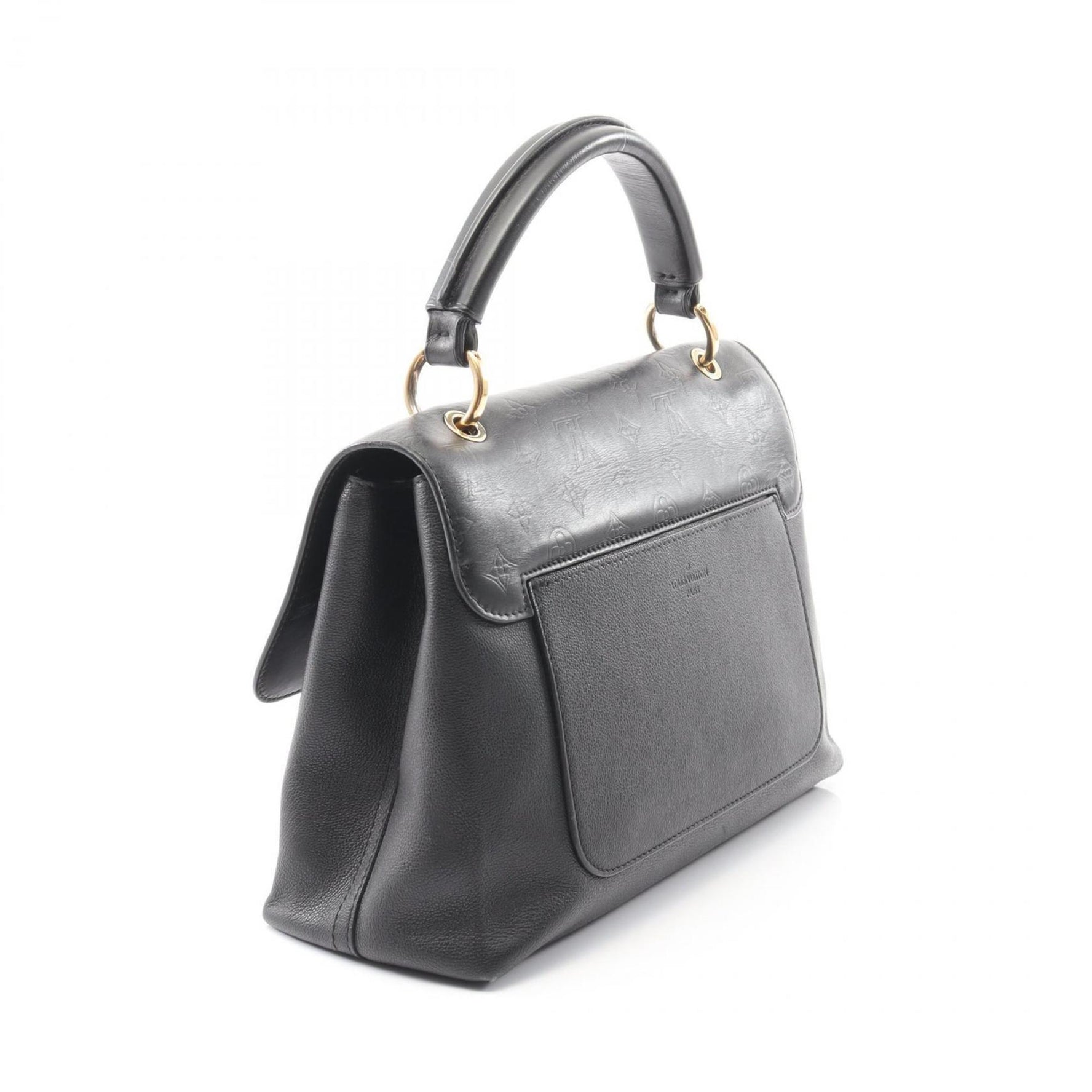 Louis Vuitton Very Monogram Noir Handbag, Leather