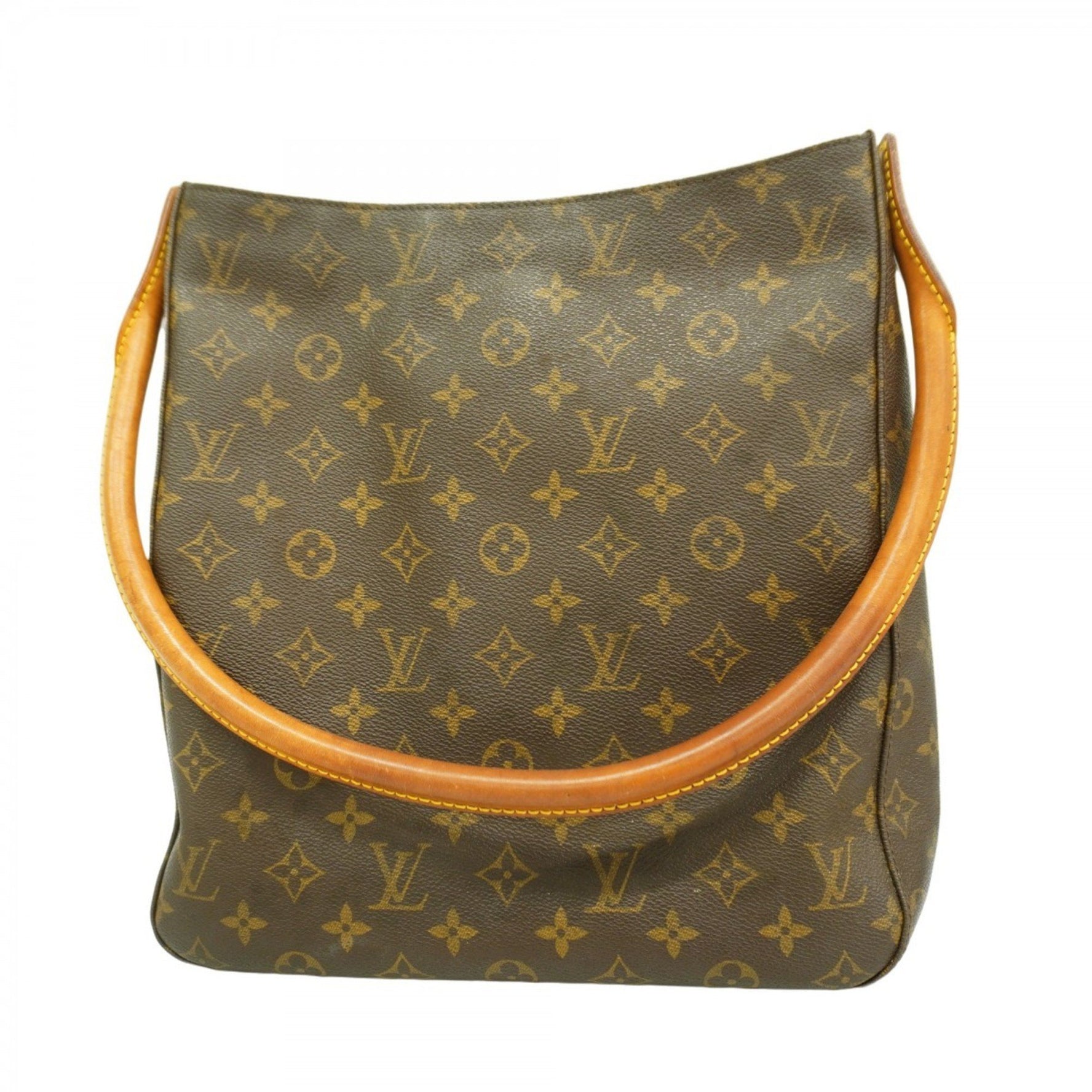 Louis Vuitton Monogram Looping GM Shoulder Bag M51145 Brown Women's