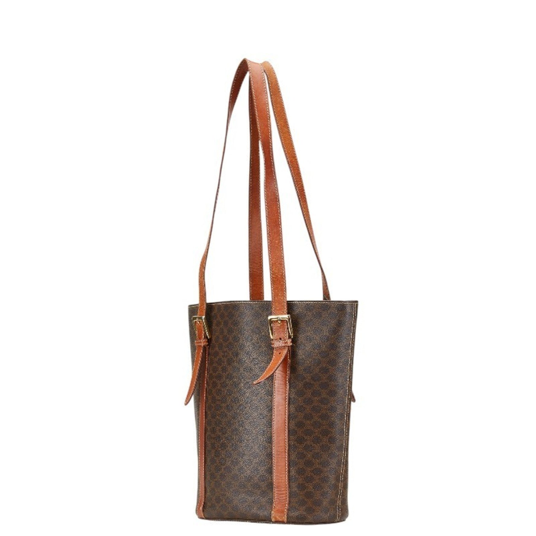 Celine Macadam Tote Bag Shoulder Leather