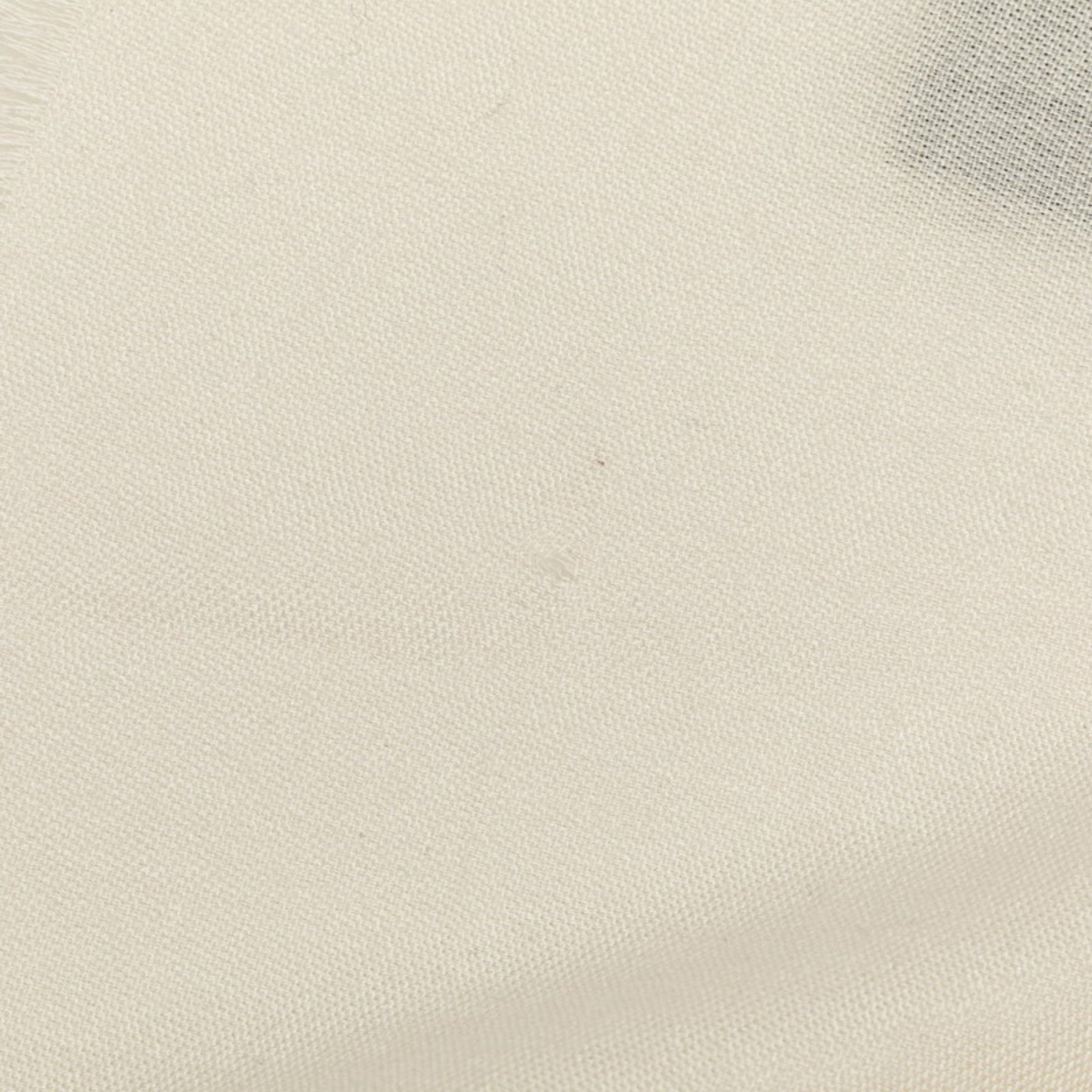 Gucci GG Stole Scarf White Ivory Wool Silk Women's GUCCI
