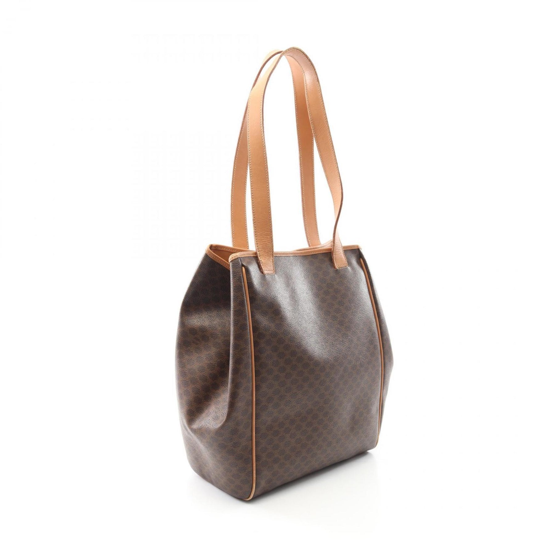 Celine Macadam Tote Bag, PVC-Coated Canvas and Leather