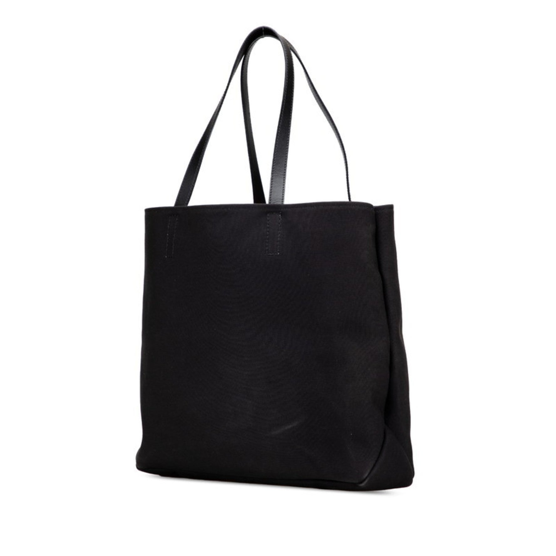 Prada Monkey Tote Bag in Black, White, and Orange Canvas Leather