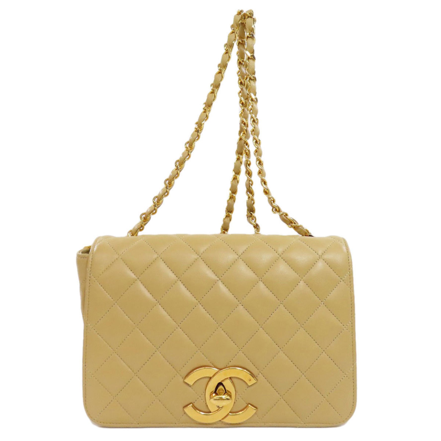 Chanel Chain Shoulder Matelasse Bag Lambskin