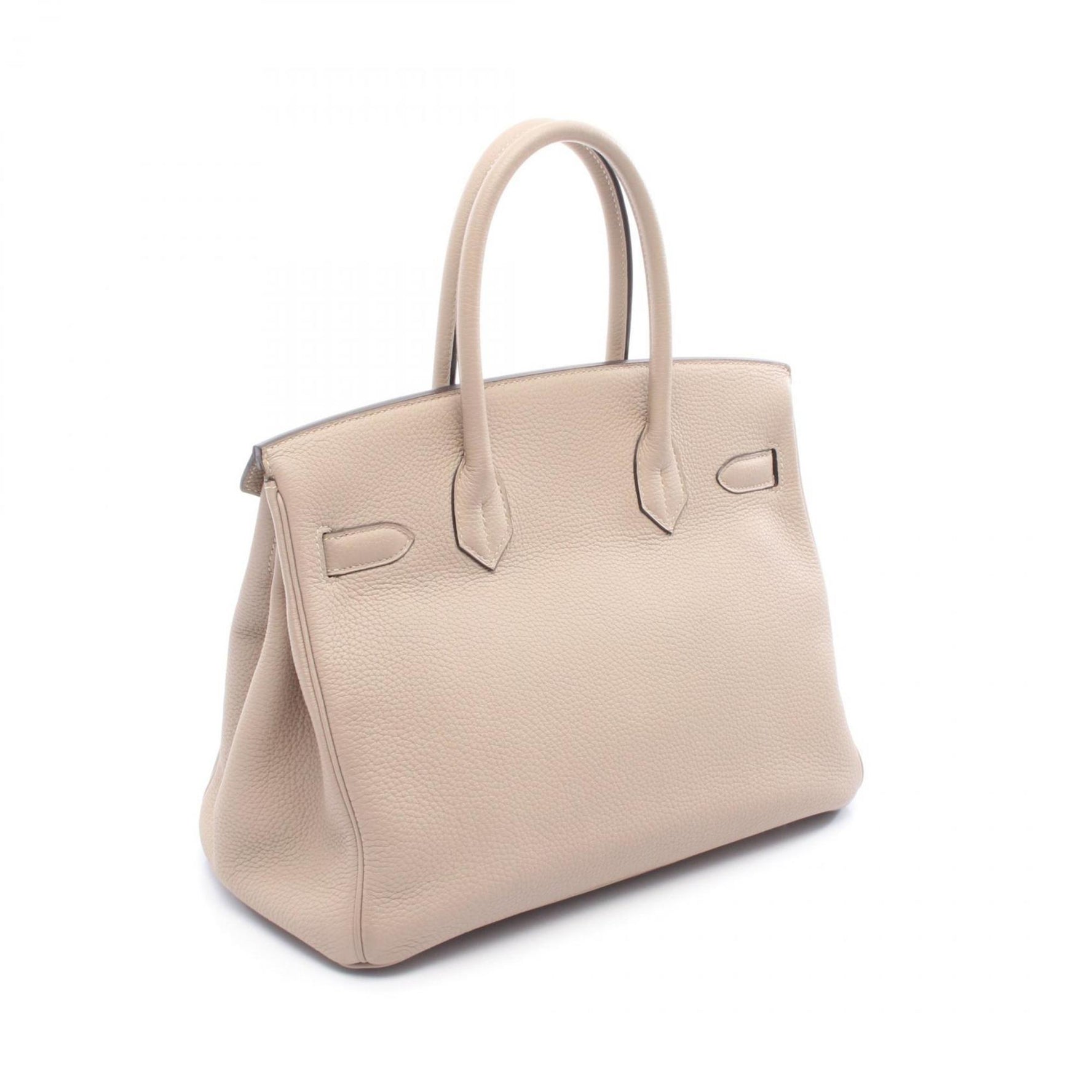 Hermes Birkin 30 Trench Handbag Togo Women's Beige