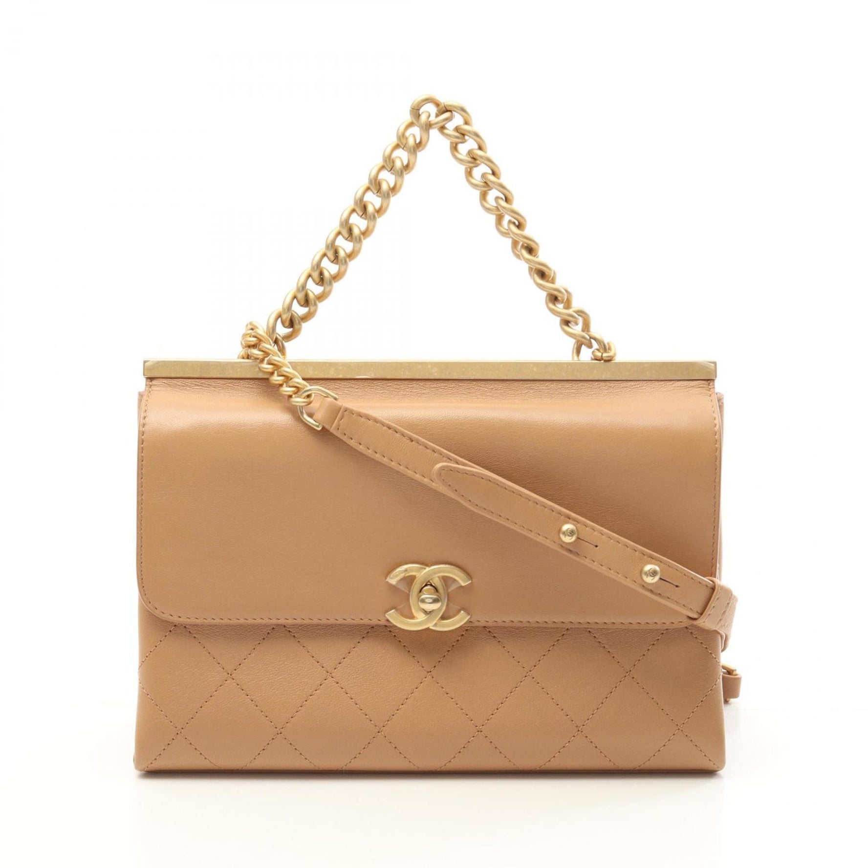 CHANEL Matelasse Shoulder Bag, Lambskin Leather