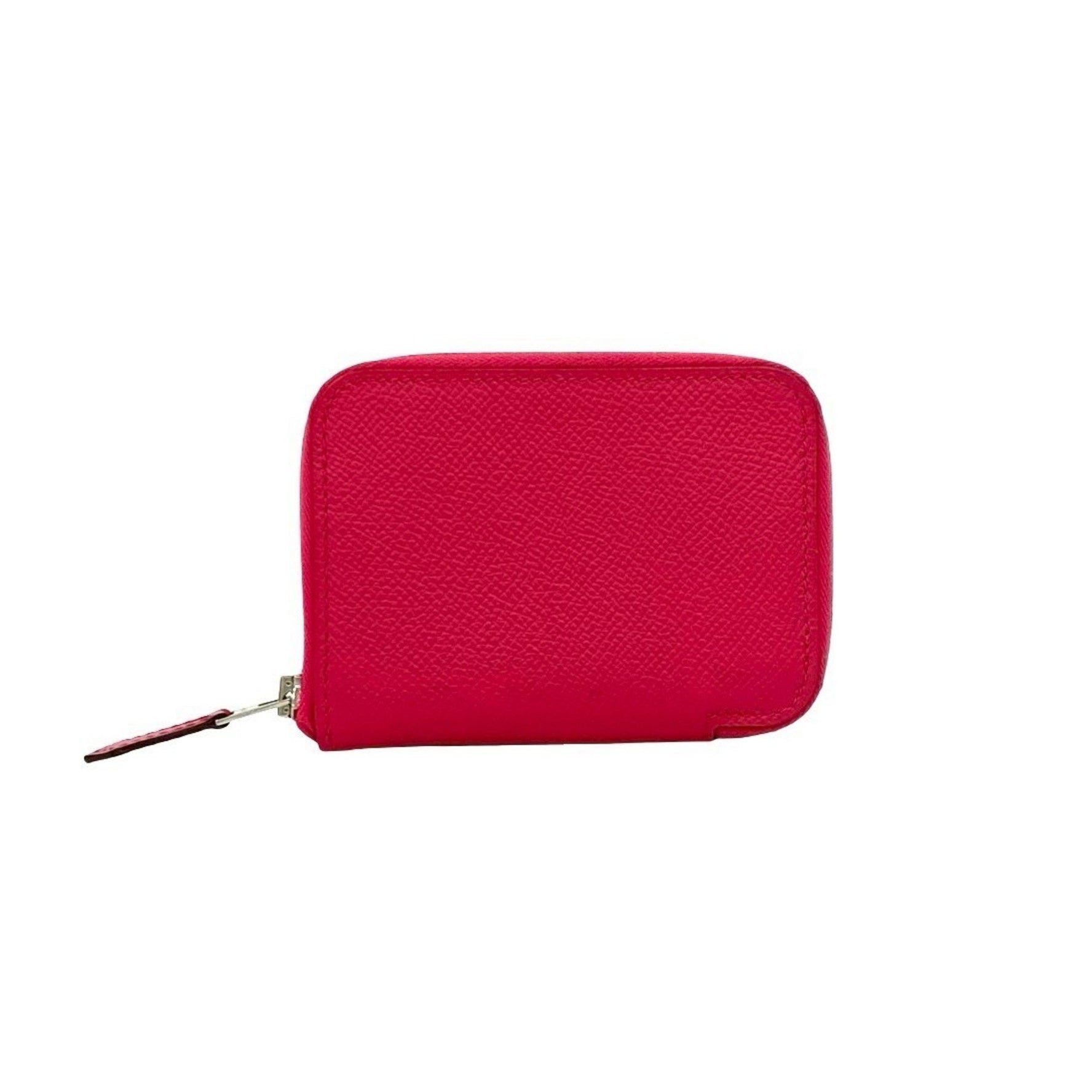 Hermes Hermès Azap Silkin Compact Leather Coin Case, Stamped with "A"