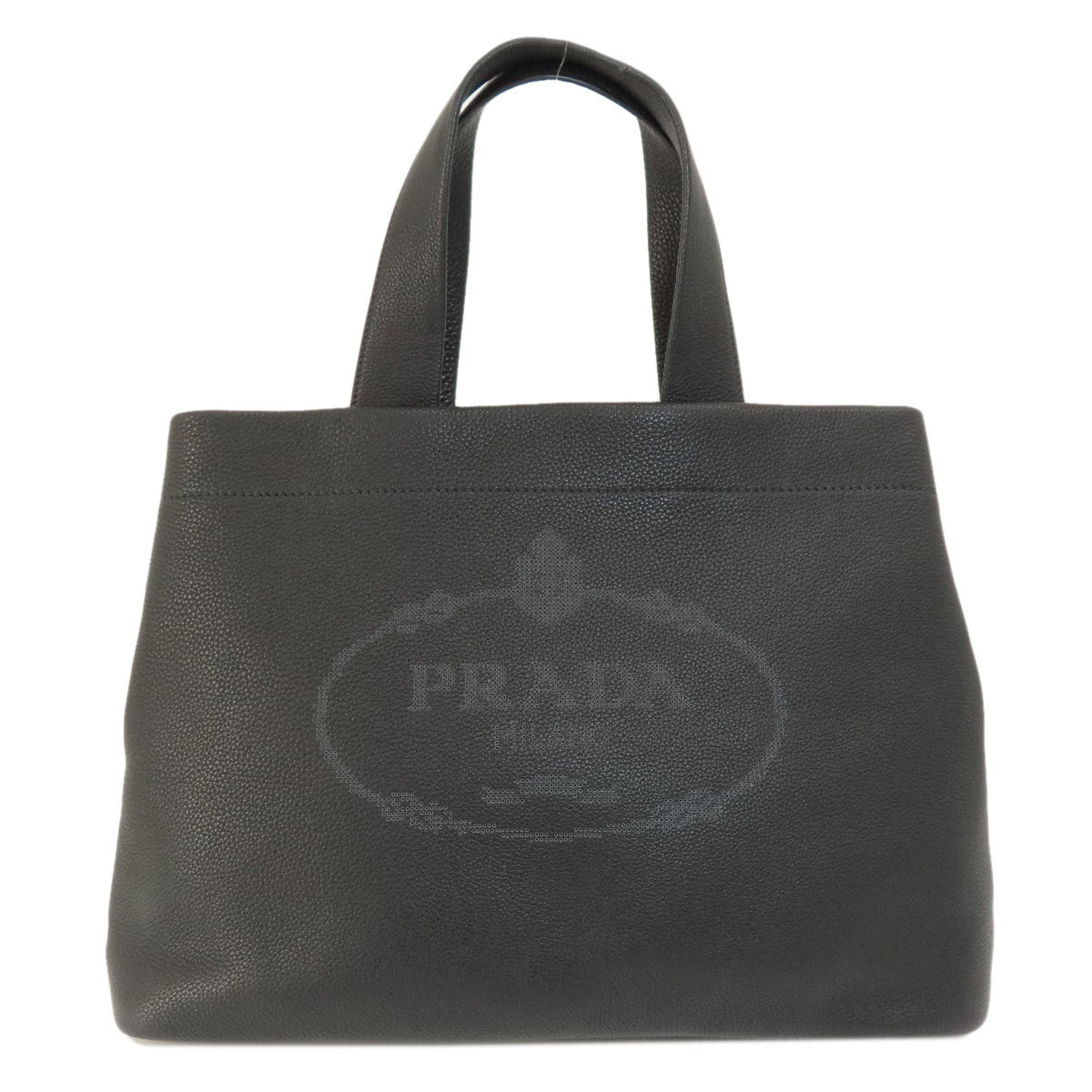 Prada tote bag leather women's