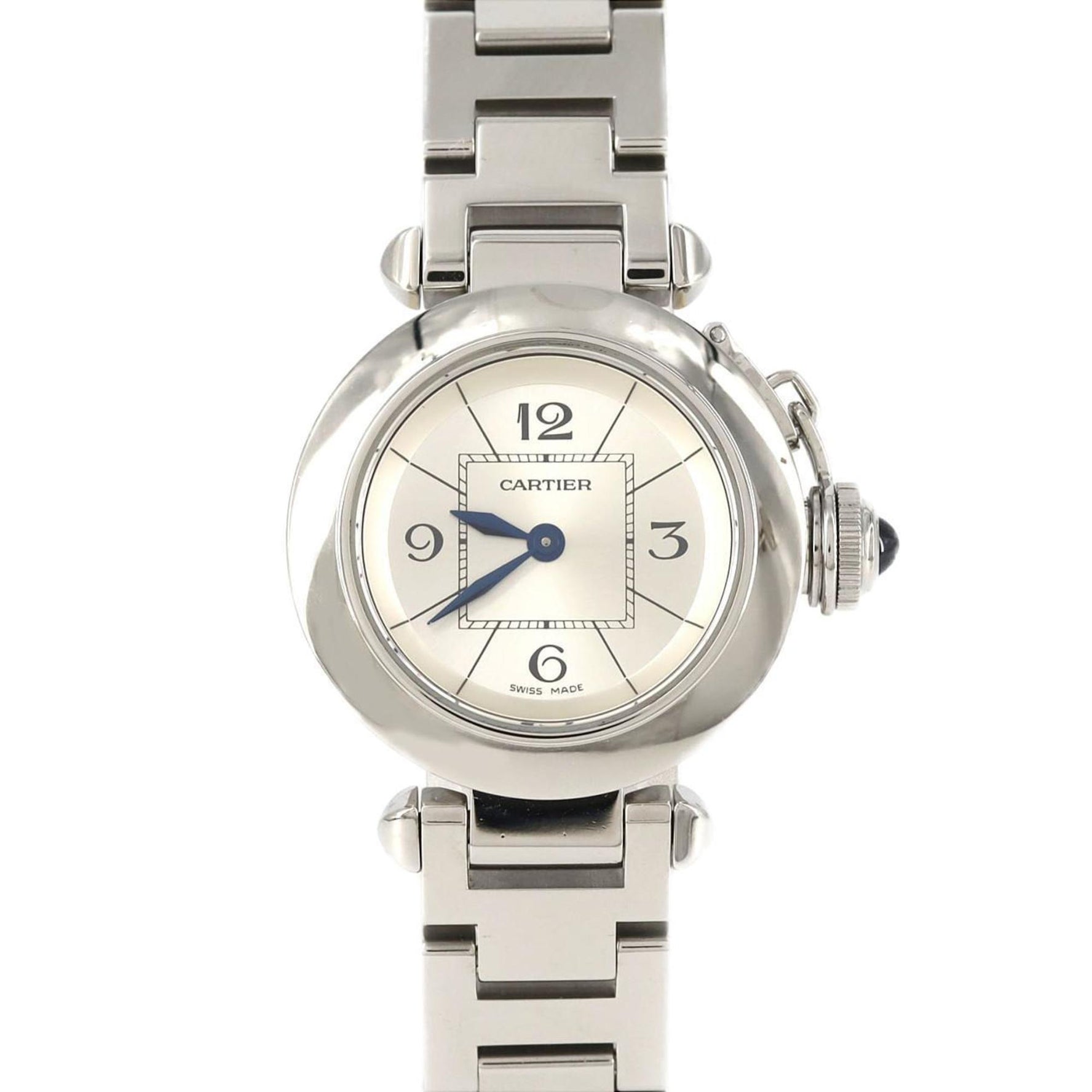 Cartier Miss Pasha Stainless Steel Quartz Watch