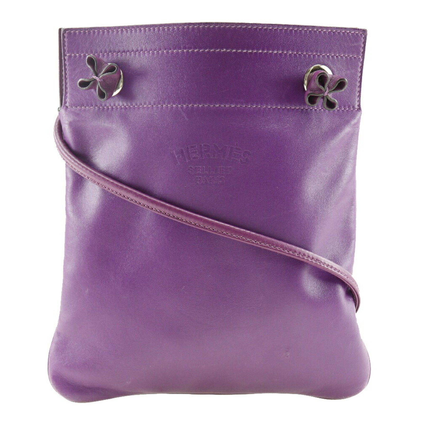 HERMES Aline Mini Shoulder Bag Vaux Swift 2020 Y Crossbody Open
