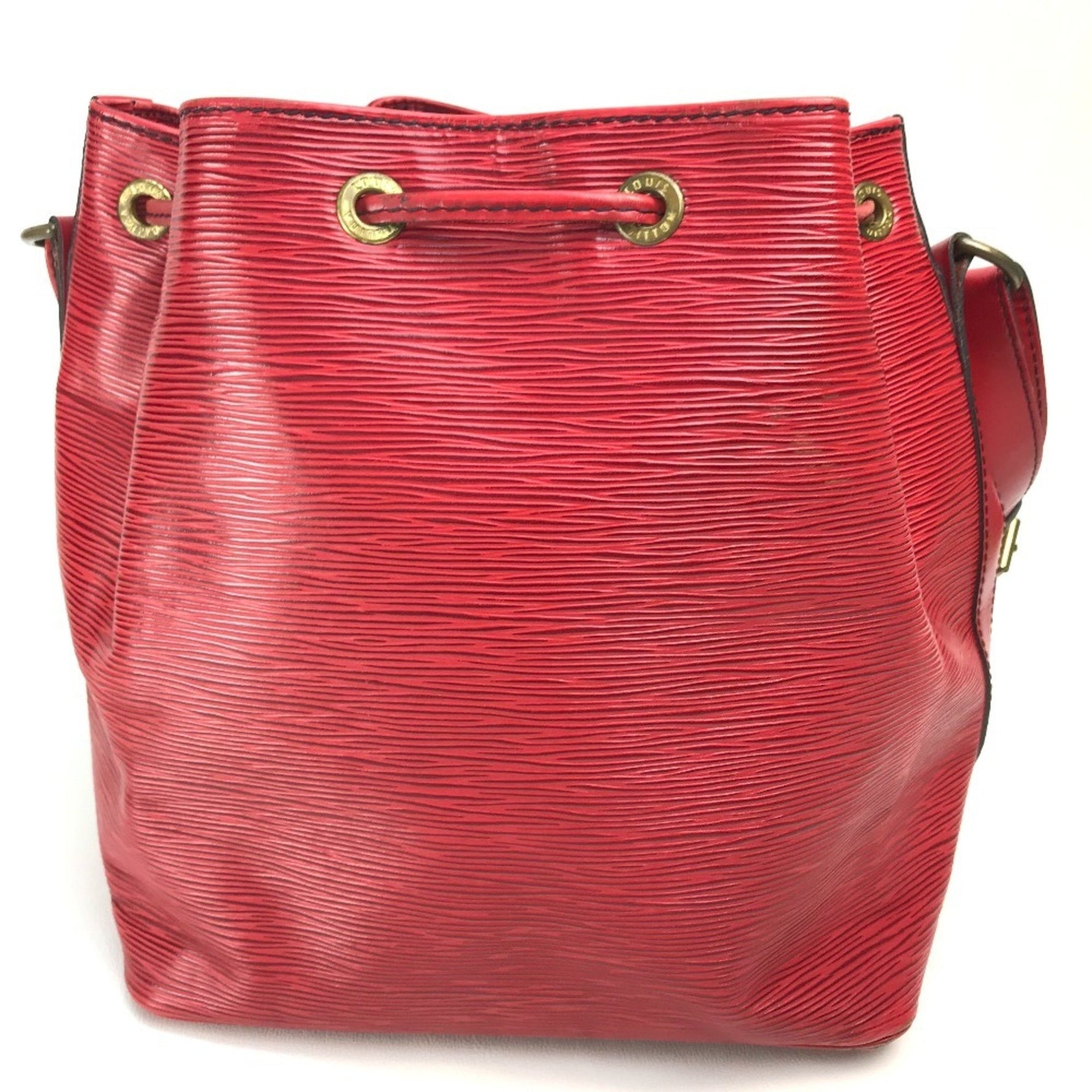 Louis Vuitton Epi Petit Noe One-Shoulder Shoulder Bag in Leather, Castilian Red