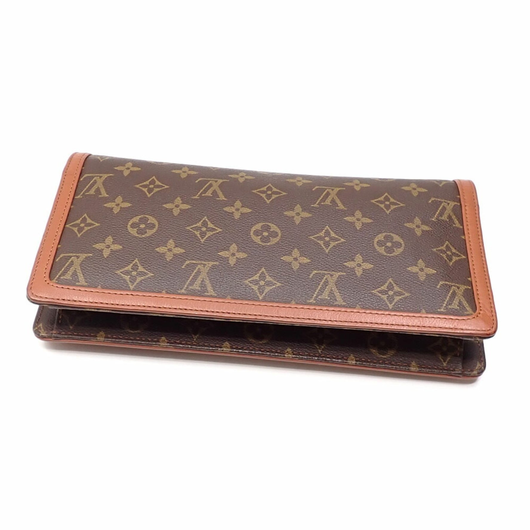 Louis Vuitton Monogram Pochette Dame GM Clutch Bag Second Edition