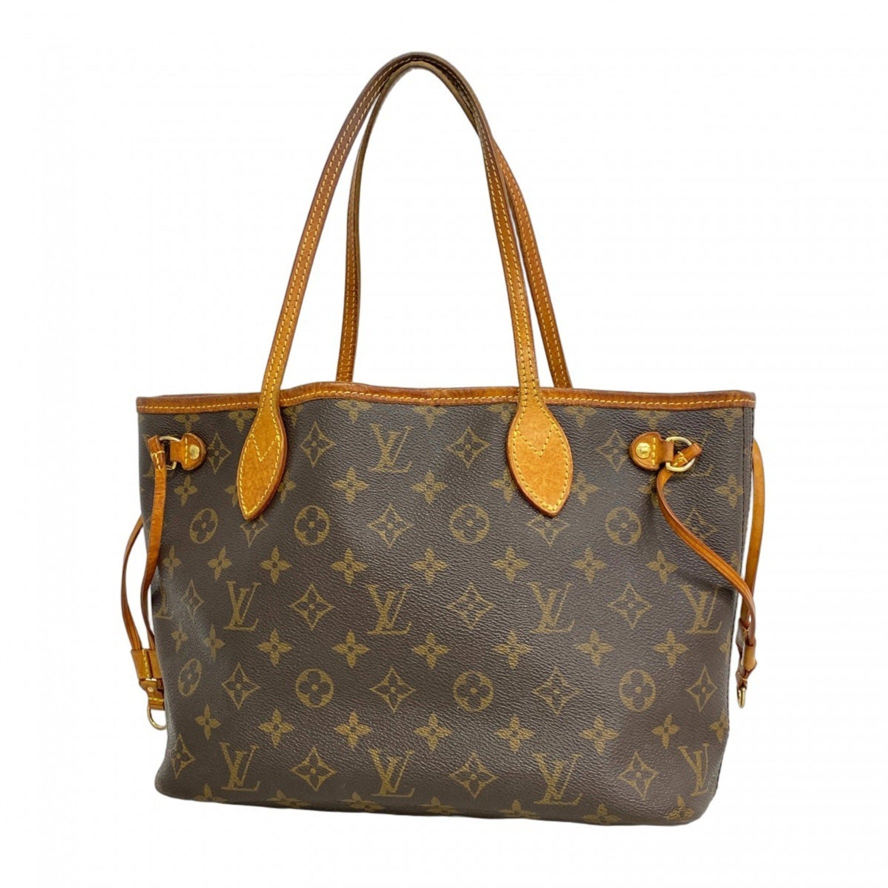 Louis Vuitton Monogram Neverfull PM Tote Bag M40155 Brown Women's