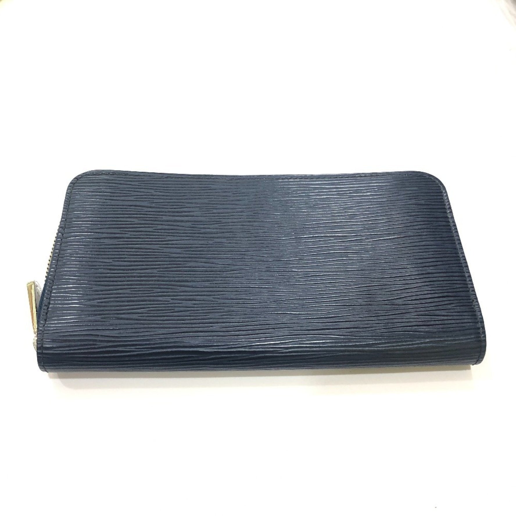 Louis Vuitton Epi Leather Zipper Wallet Long Indigo
