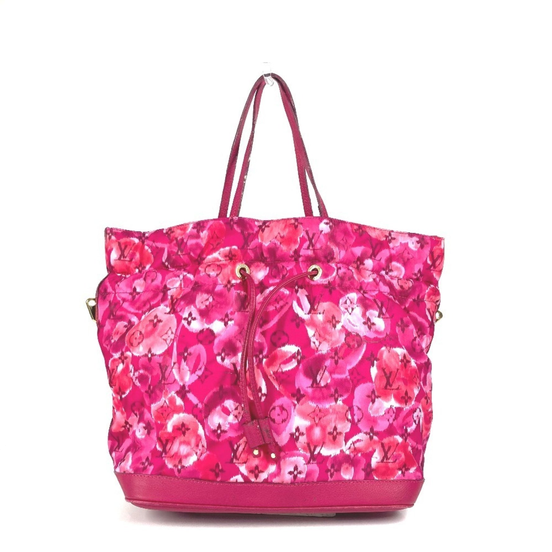 Louis Vuitton Ikat Flower Noefull MM Drawstring Tote Bag Shoulder Leather Nylon
