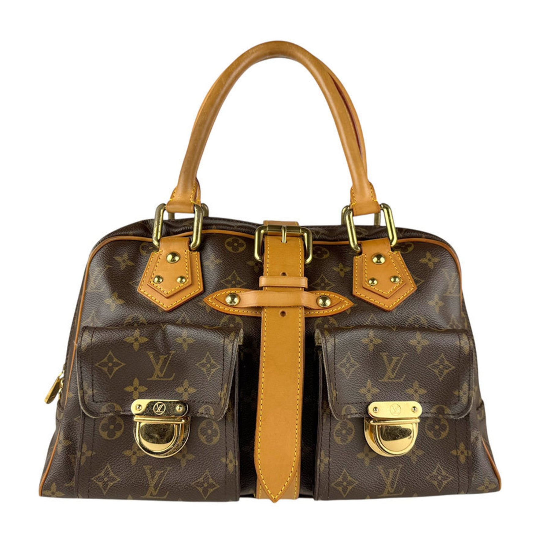 Louis Vuitton Monogram Manhattan GM Handbag in Canvas, Men's and
