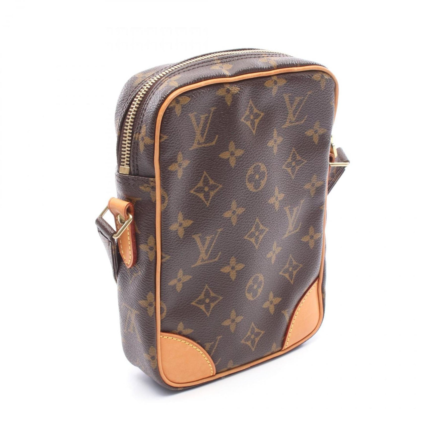 Louis Vuitton Danube Shoulder Bag, Coated Canvas and Leather, Monogram