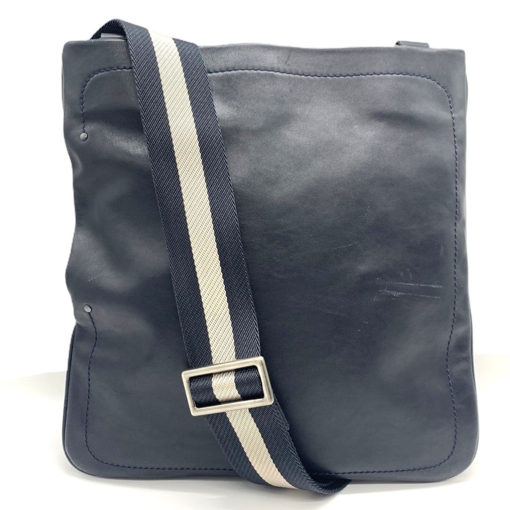 BALLY Trainspotting Shoulder Bag Navy Men's