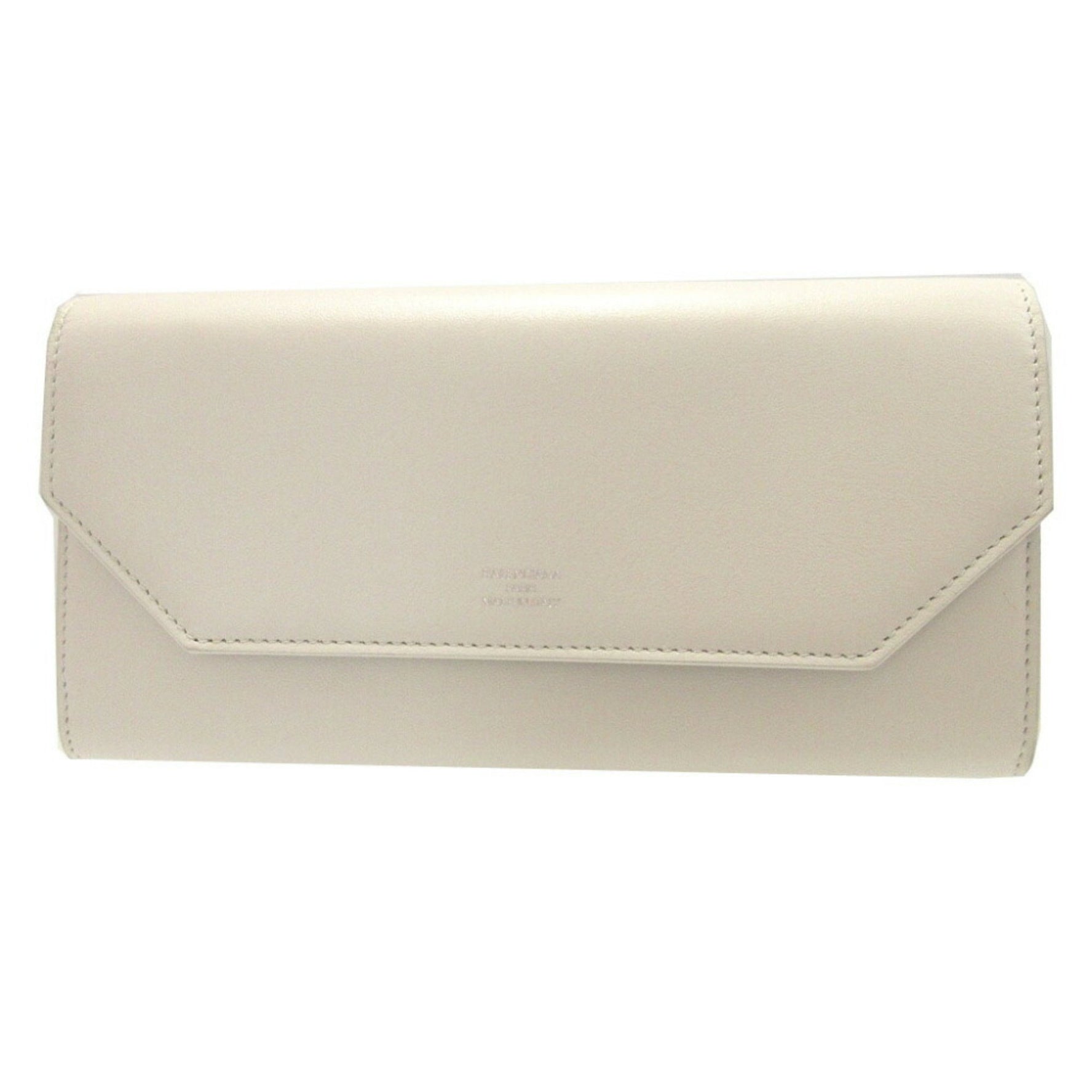 Like new Balenciaga ENVELOPE leather white bi-fold long wallet 0329BALENCIAGA