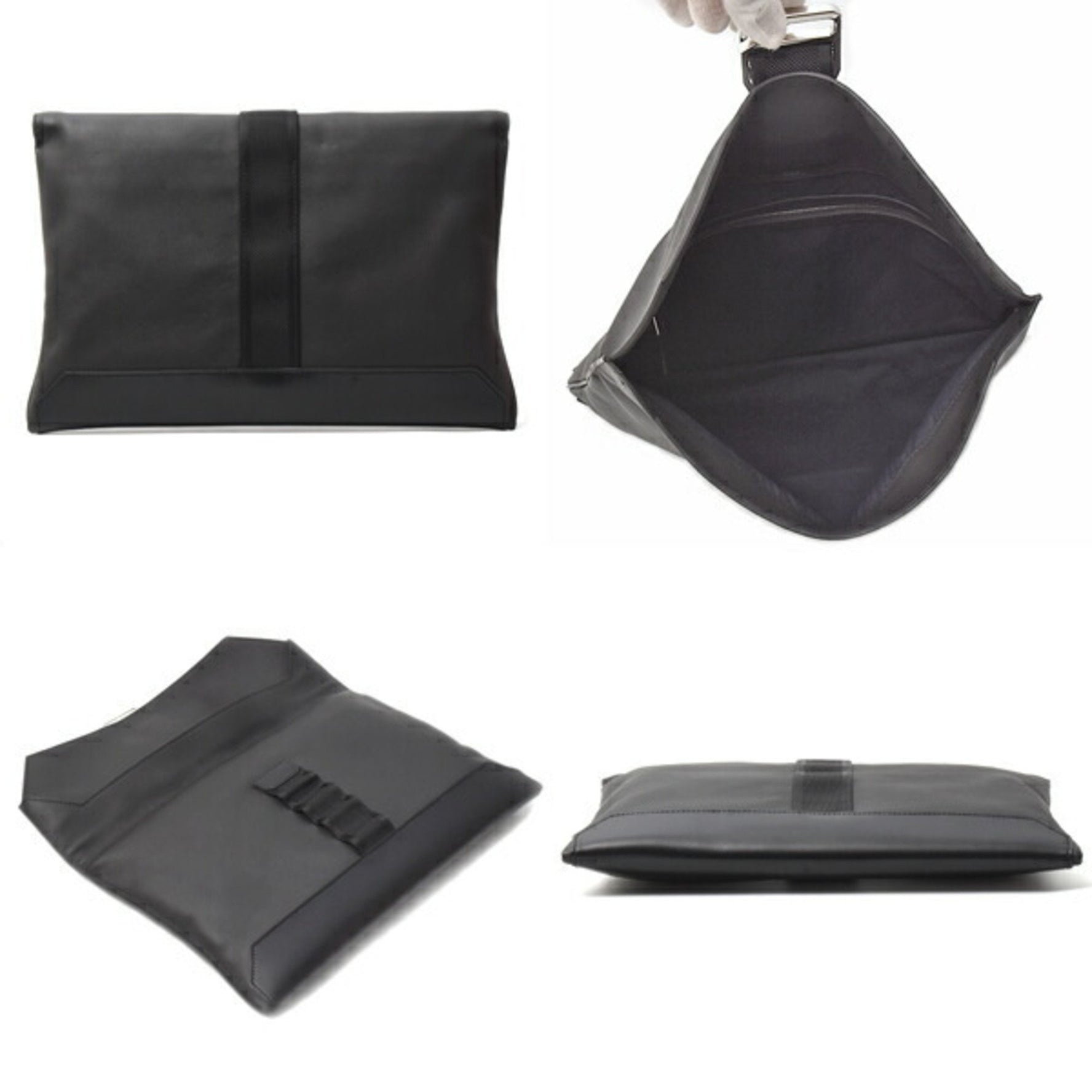 Hermes Men's City Slide Clutch Bag Y Stamp Taurillon Cristobal