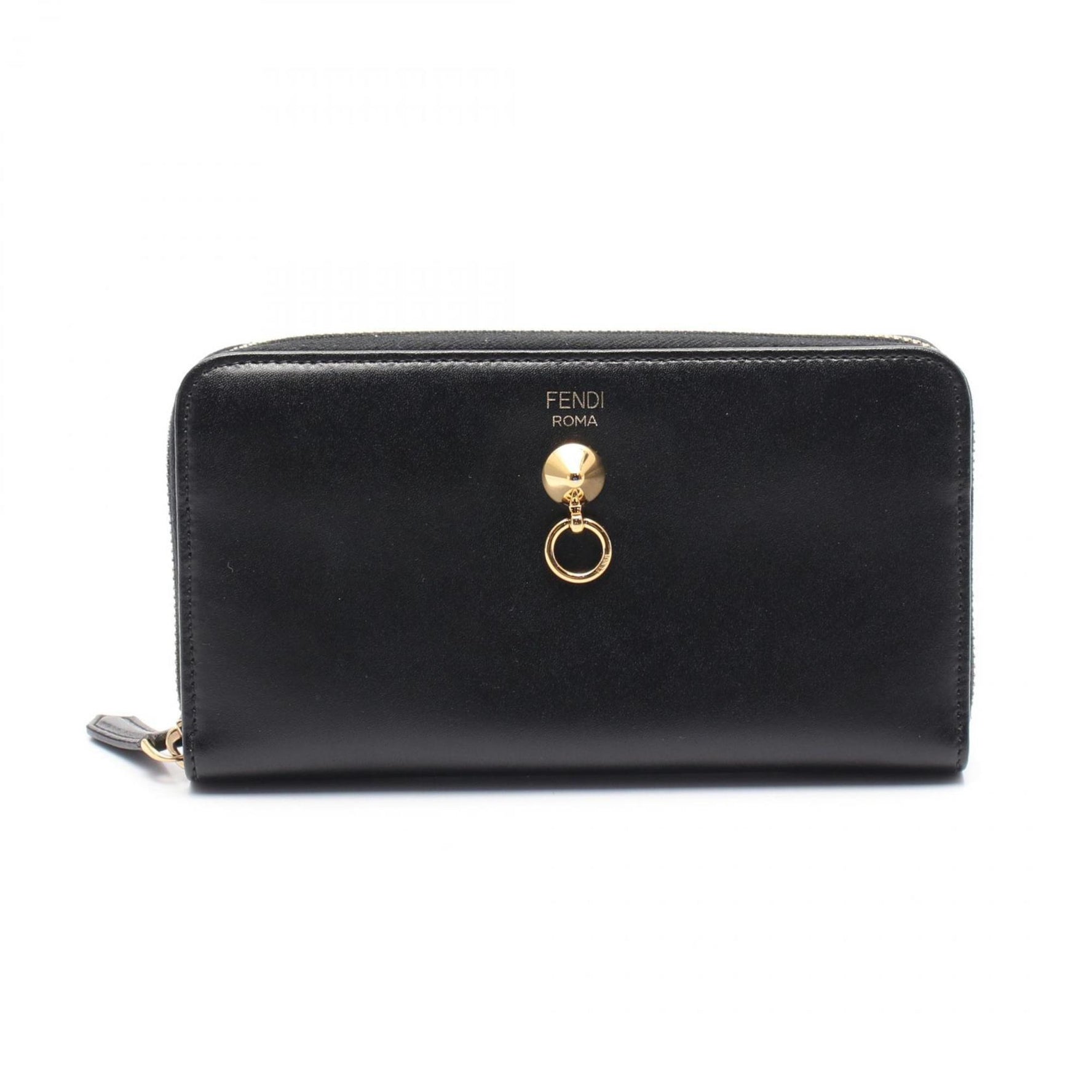 FENDI By the Way Round Long Wallet Leather