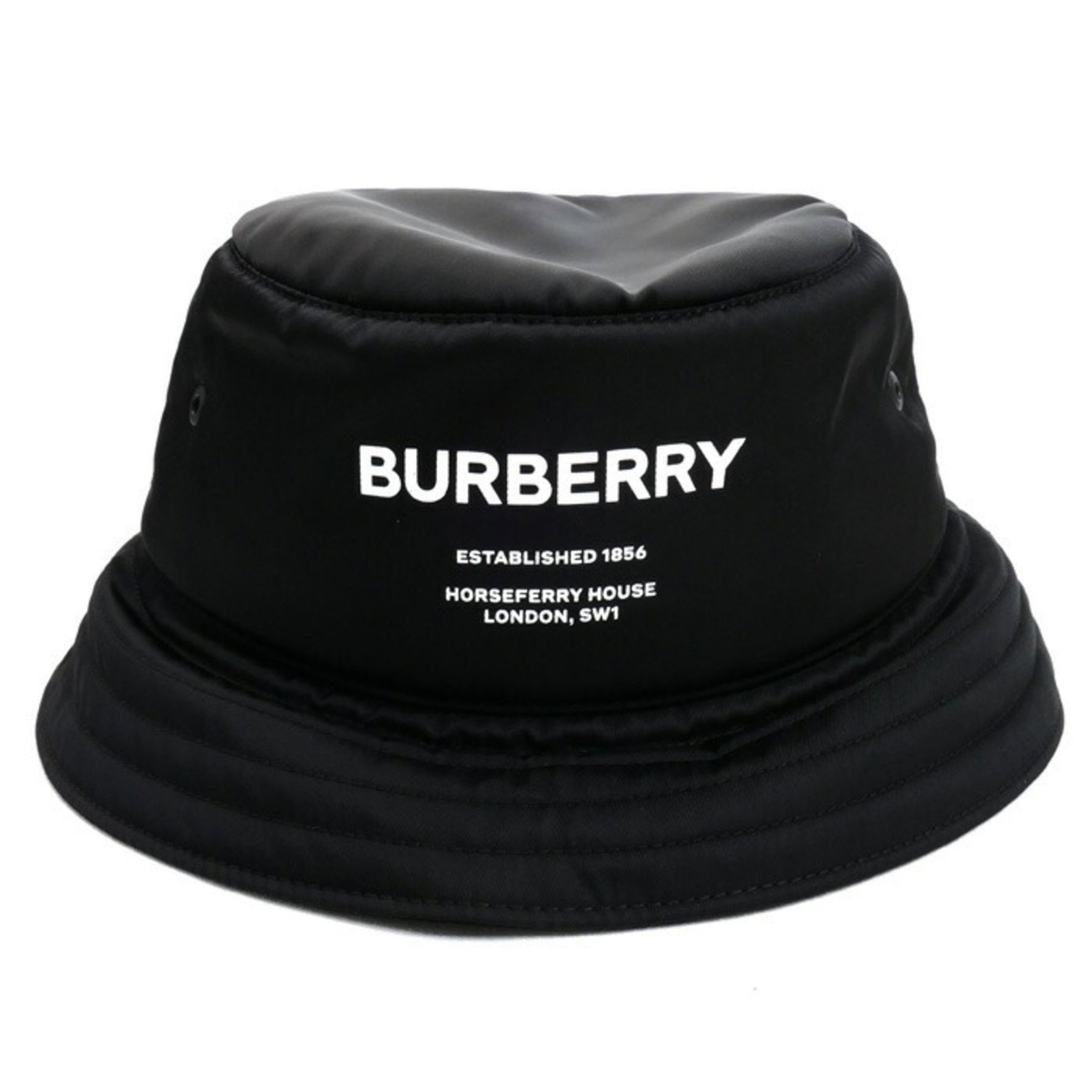 BURBERRY Horseferry Hat Bucket Black M Women's