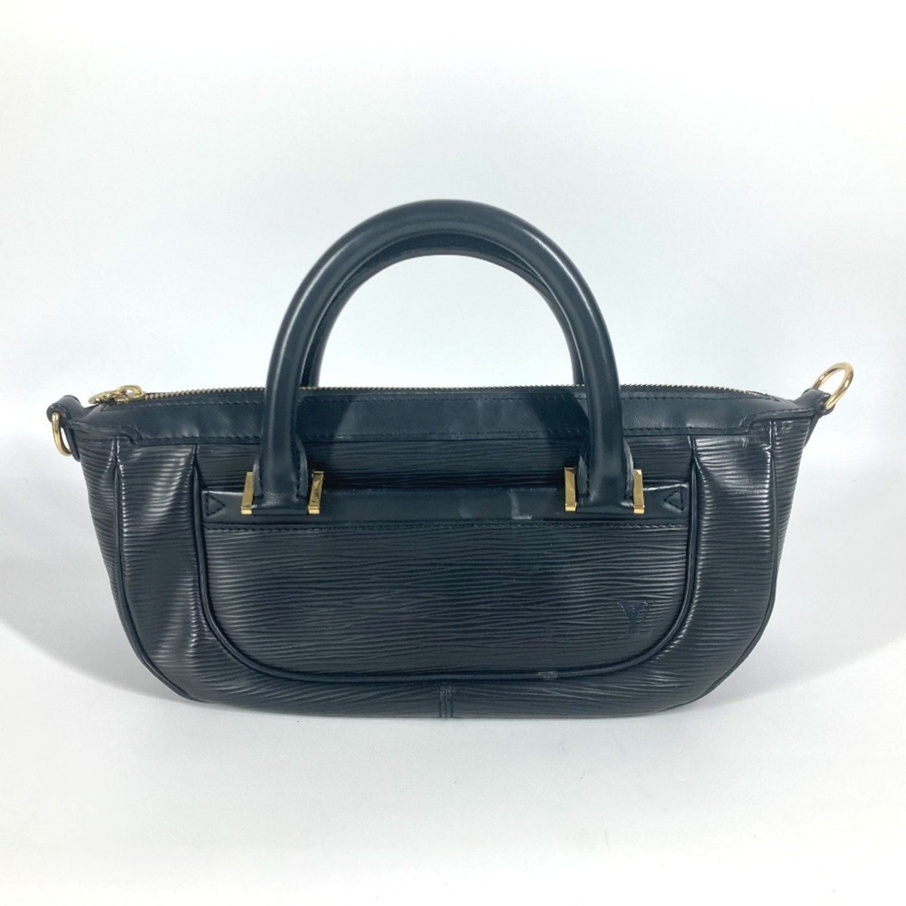 LOUIS VUITTON Epi Danura PM Tote Bag, Handbag in Leather, Noir Black