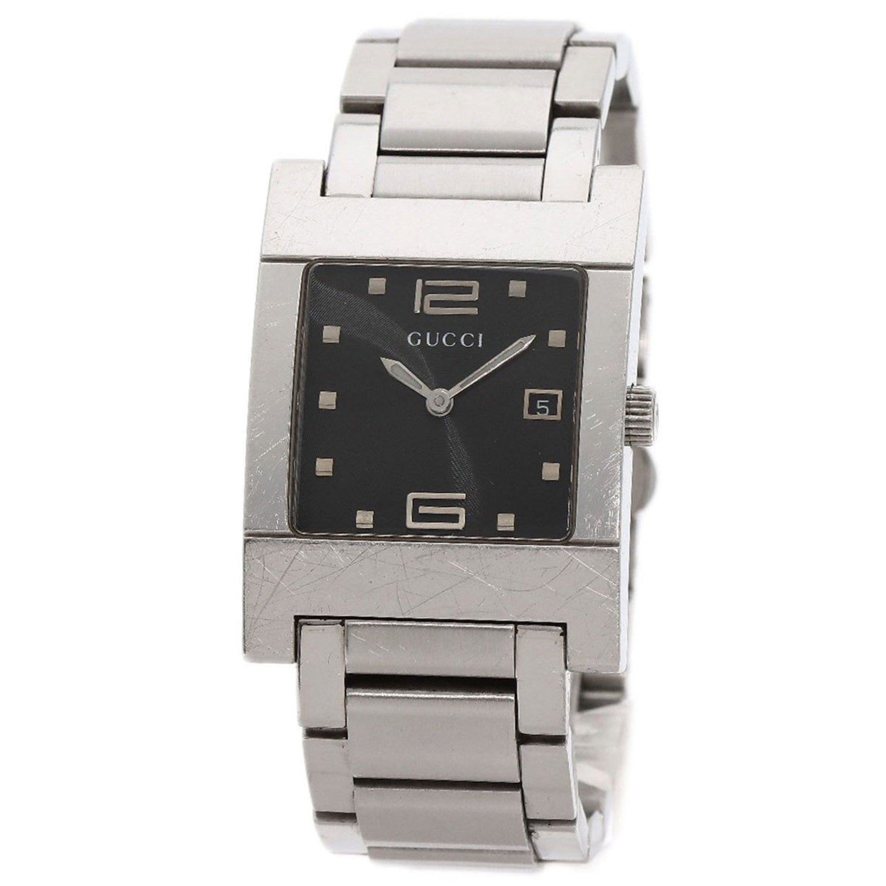 Gucci 7700M Square Face Watch Stainless Steel SS Men's GUCCI