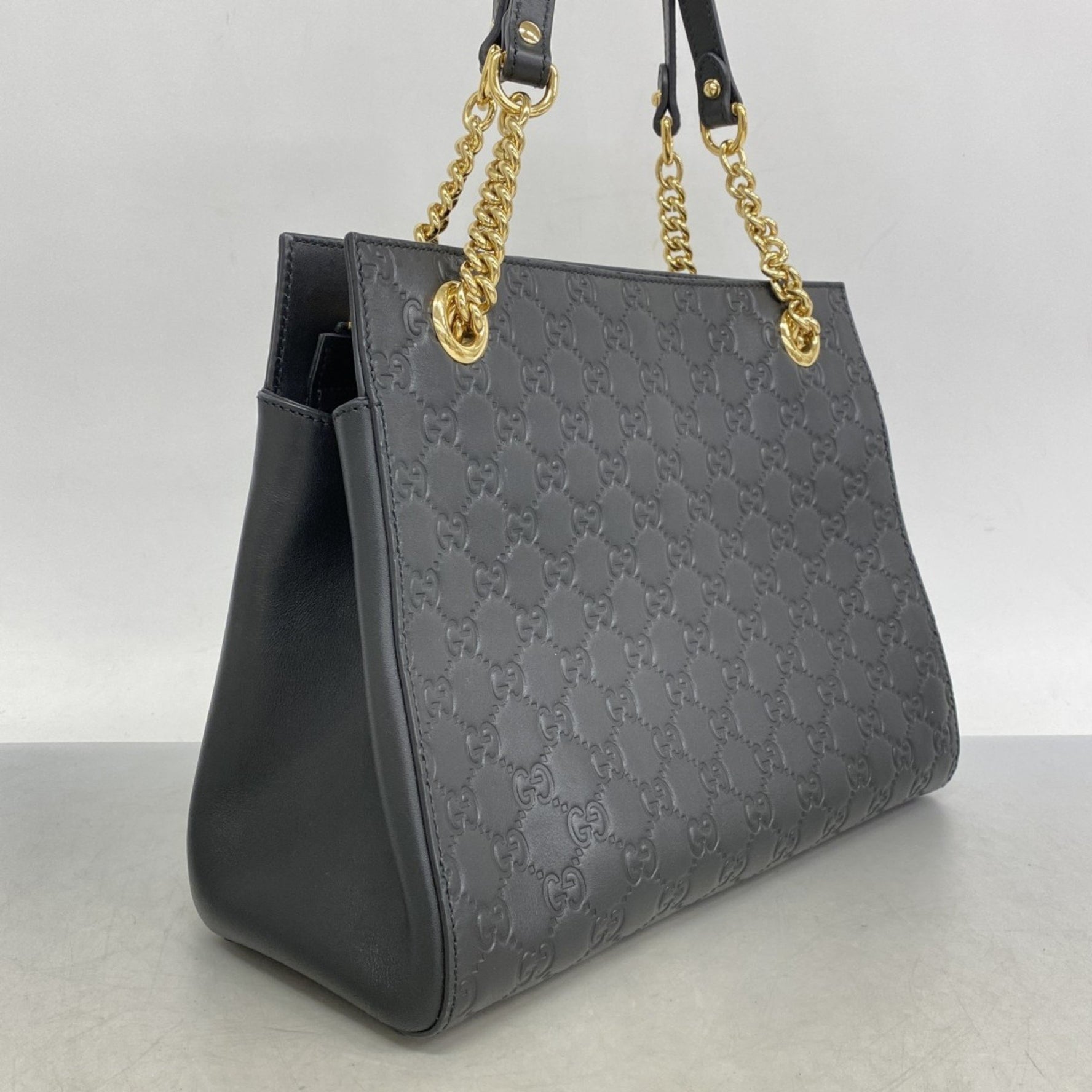 Gucci Shoulder Bag Guccissima Leather