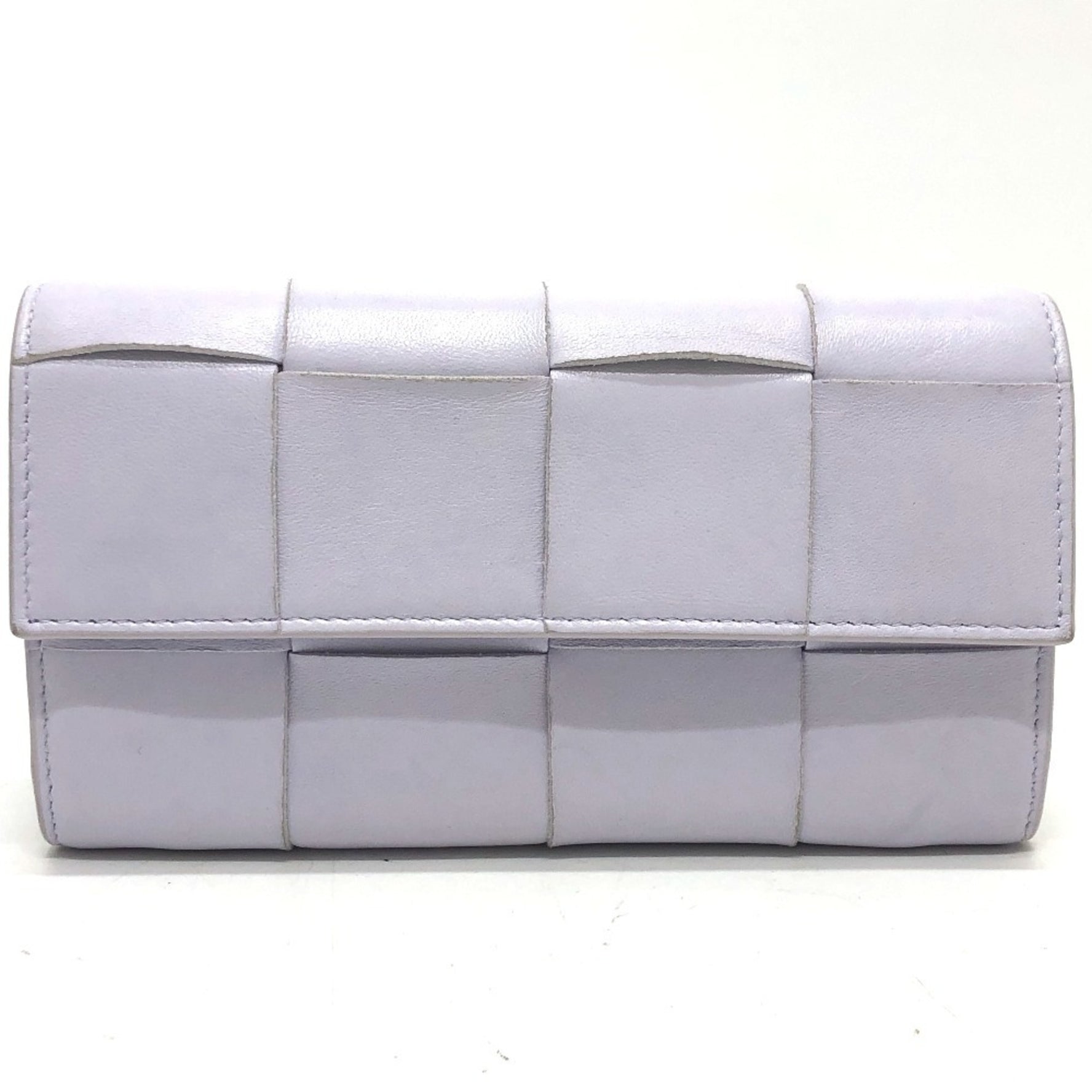 BOTTEGA VENETA Intrecciato Maxi Bi-fold Long Wallet Leather
