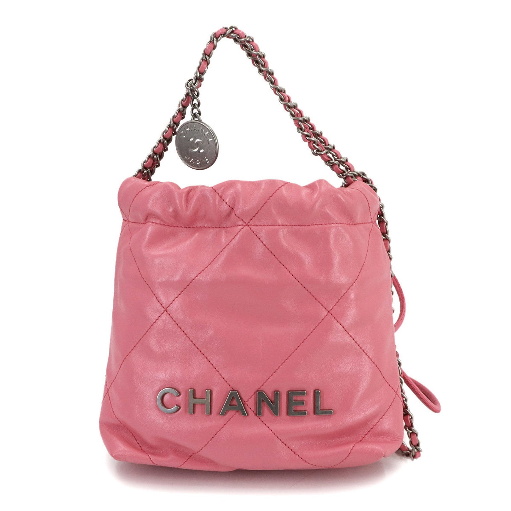 CHANEL 22 Mini Chain Hand/Shoulder Bag in Calfskin