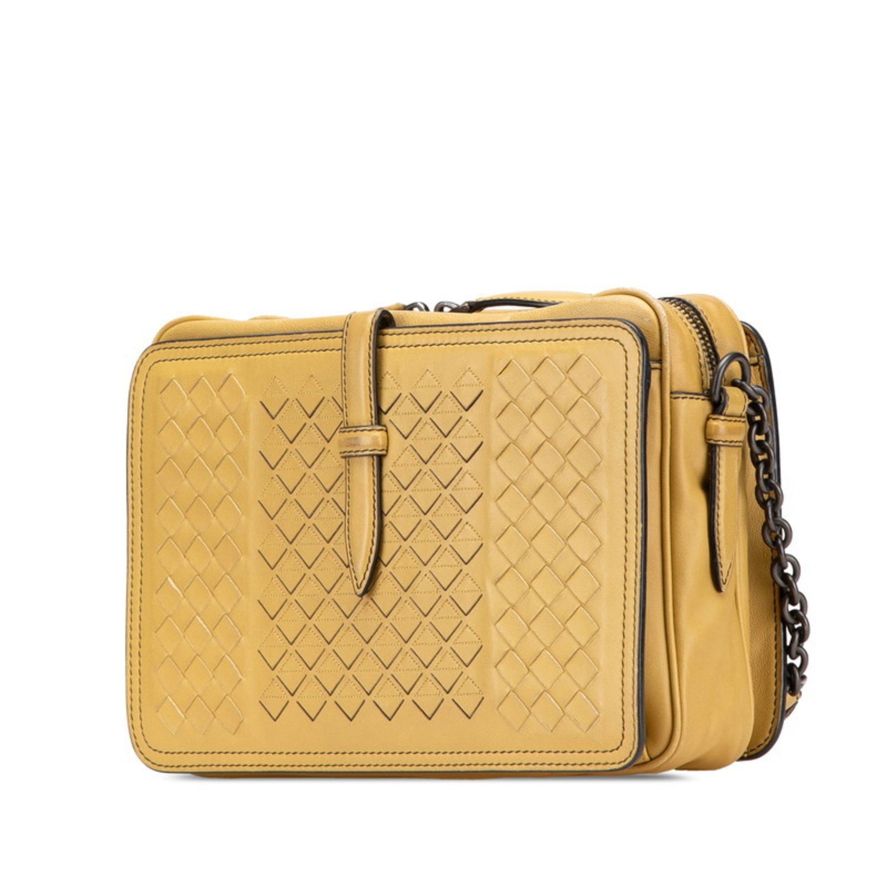 Bottega Veneta Intrecciato One-Shoulder Bag in Leather