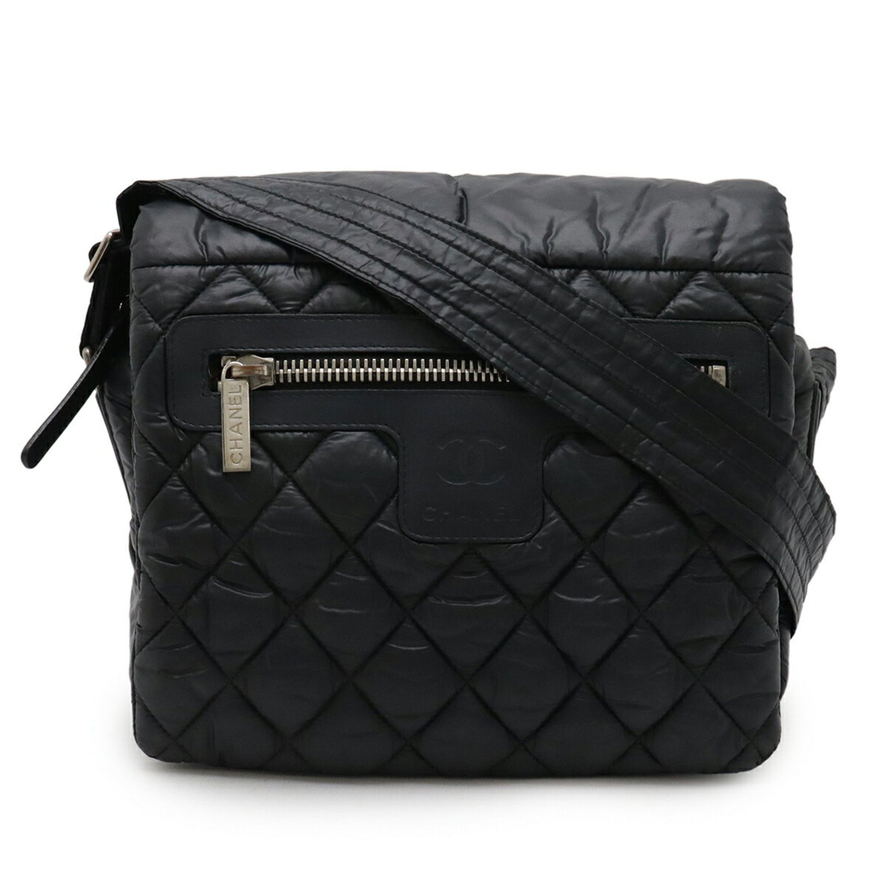 CHANEL Cococoon Matelasse Small Shoulder Bag Nylon 8616