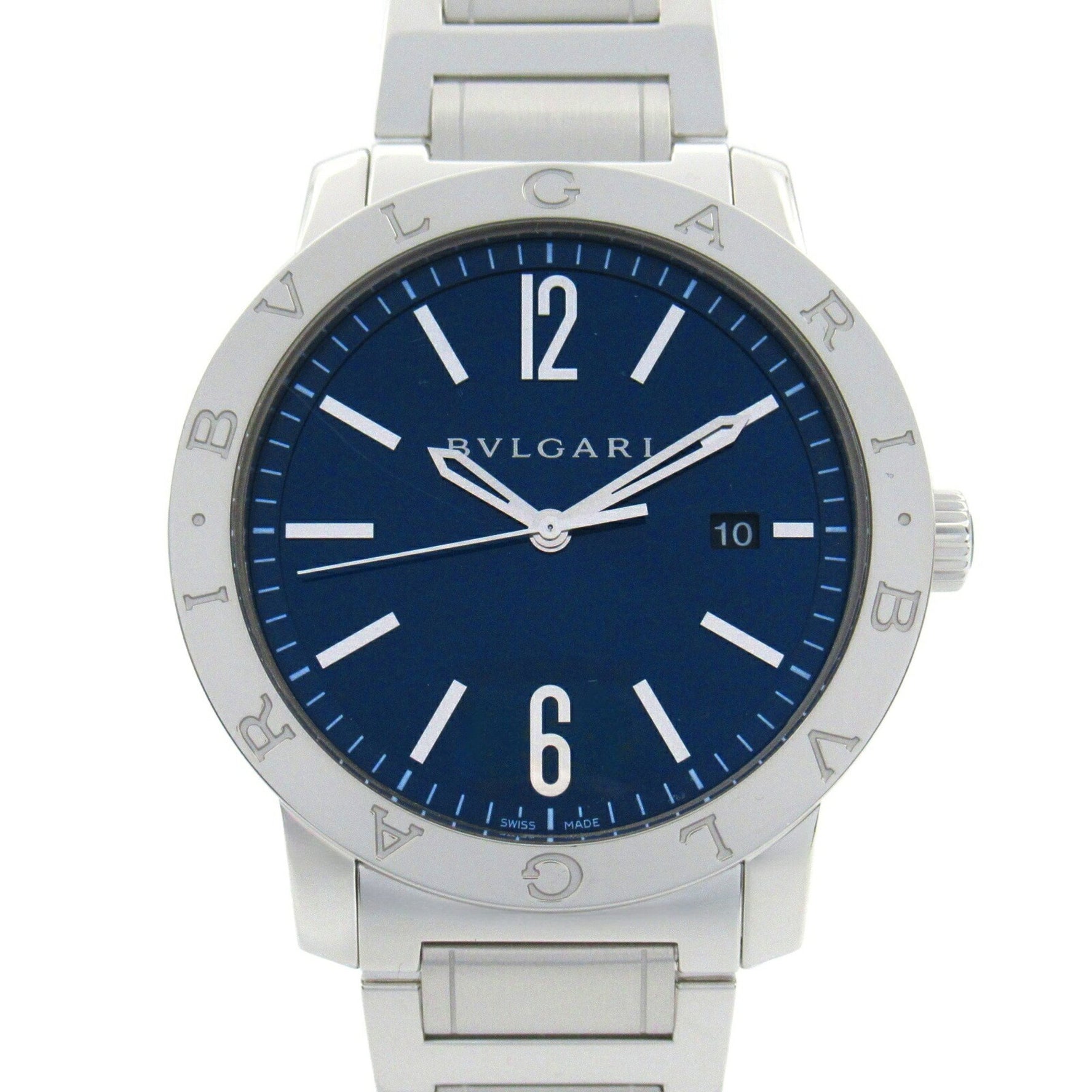 BVLGARI Bulgari Watch Stainless Steel Men's Blue BB41S